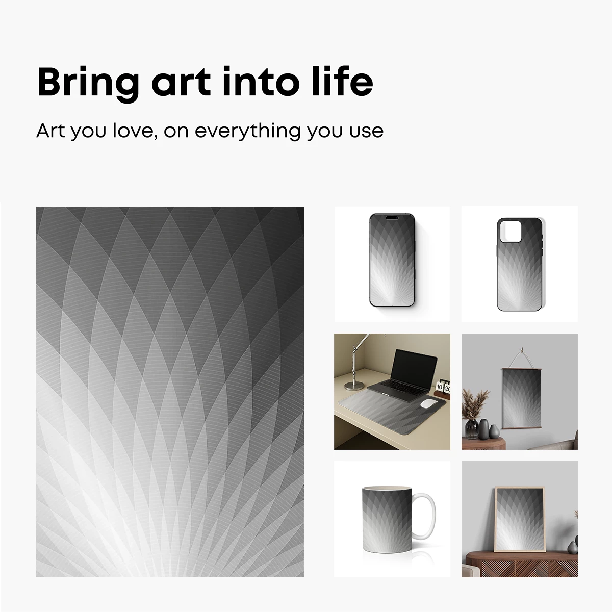 Geometric Radiance: Monochrome Symmetry - Image 2