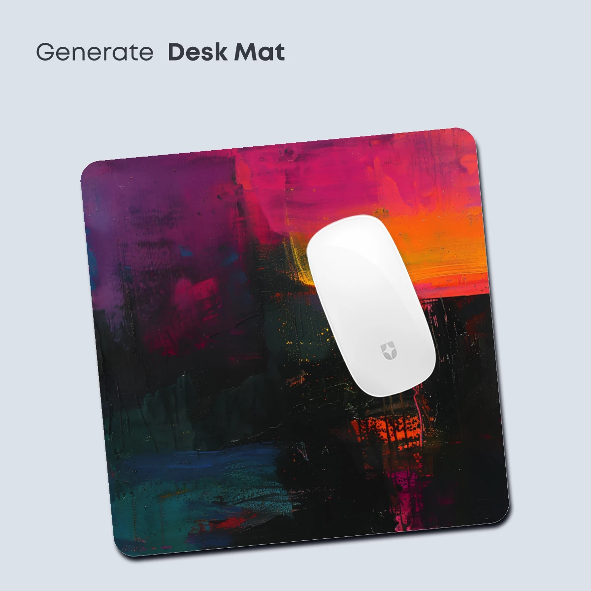 Abstract Twilight Symphony: Bold Brushstrokes in Neon Hues - Image 4