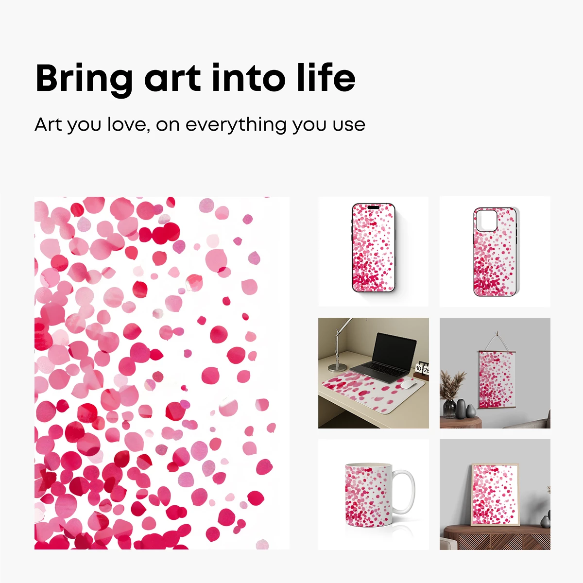 Crimson Confetti Cascade - Image 2