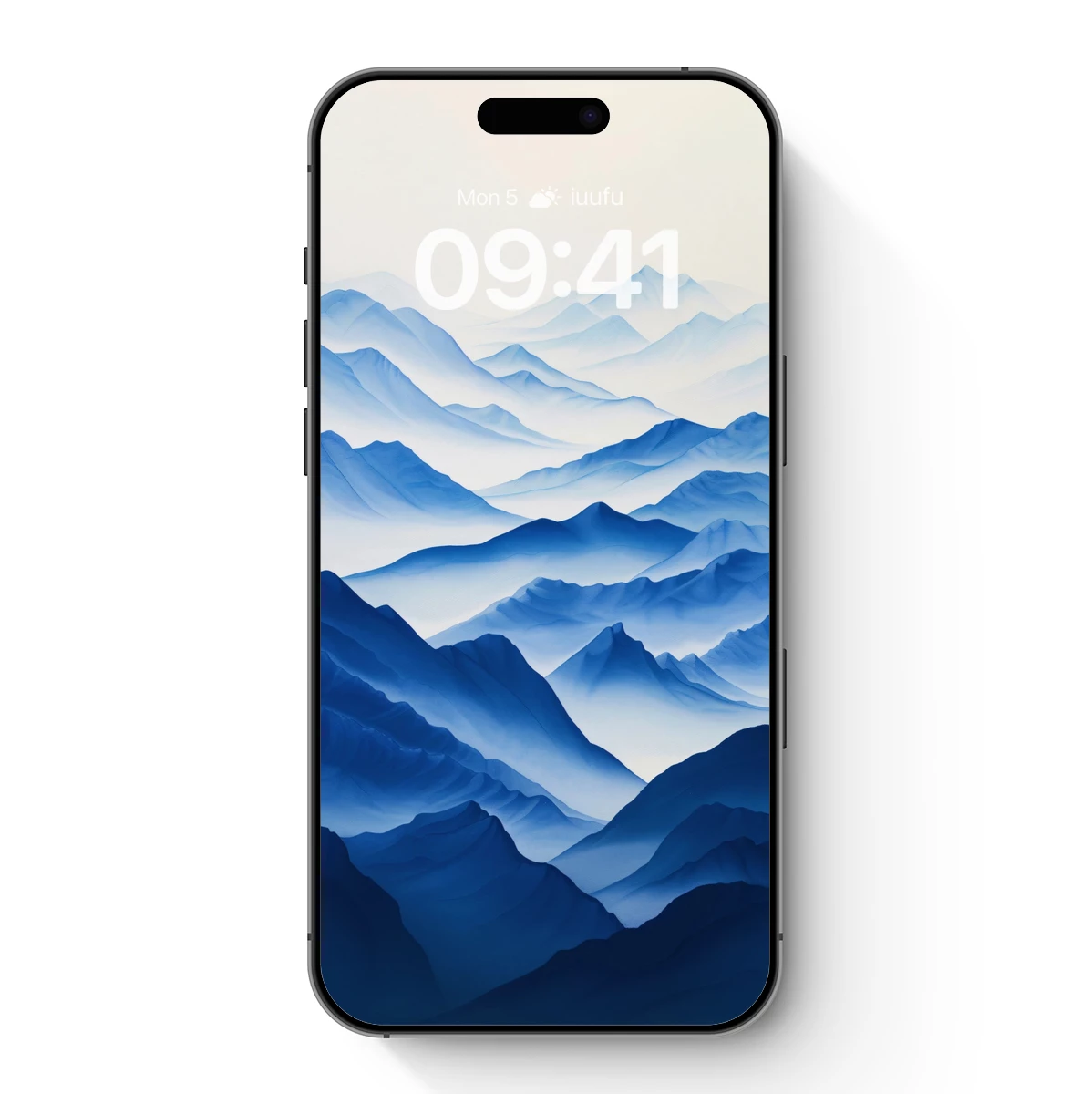 Ethereal Blue Mountain Layers