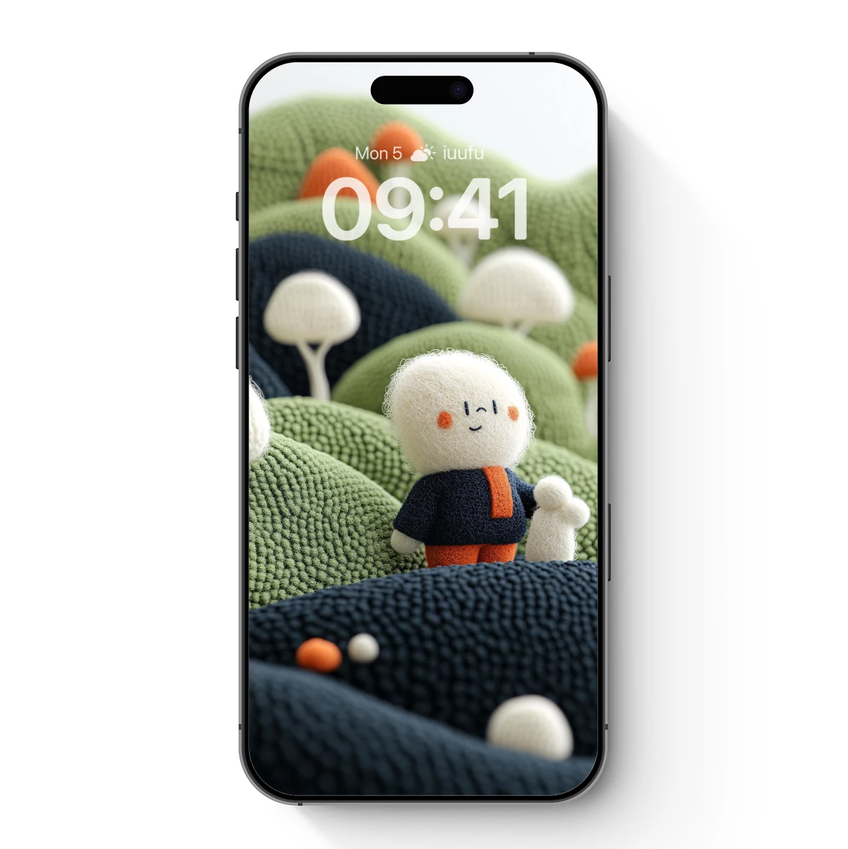 Knitted Explorer in Mushroom Forest Knitted Explorer in Mushroom Forest