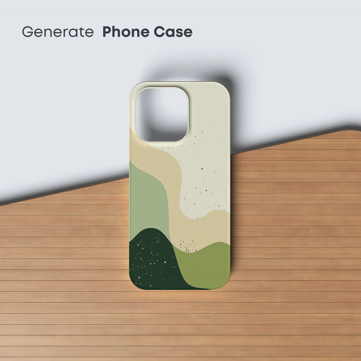 Abstract Earth Tones: Wavy Terrain Harmony - Image 3