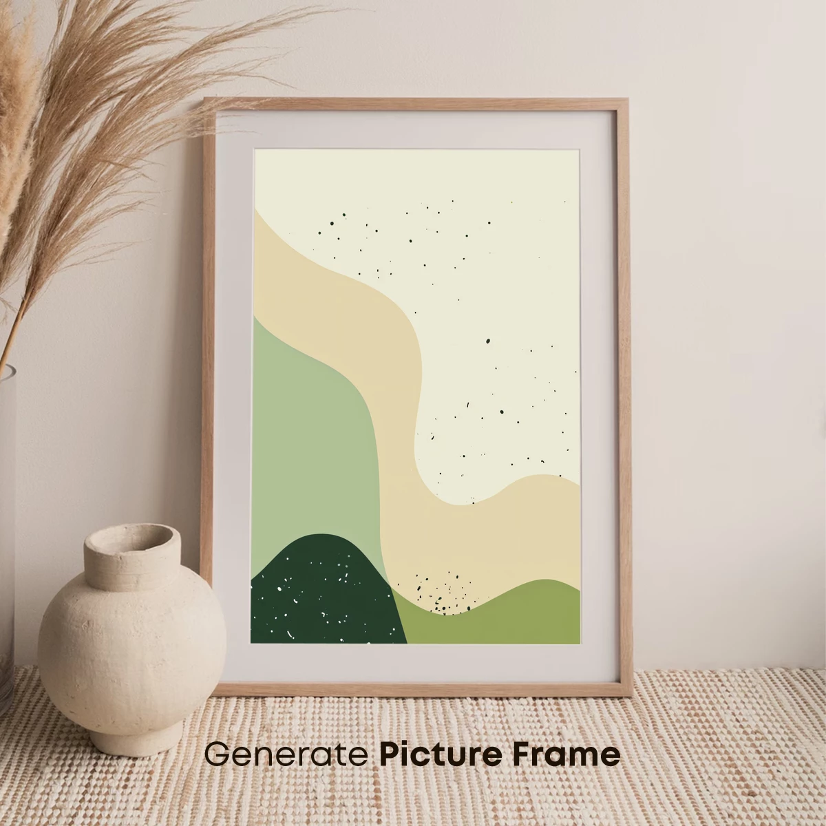 Abstract Earth Tones: Wavy Terrain Harmony - Image 7