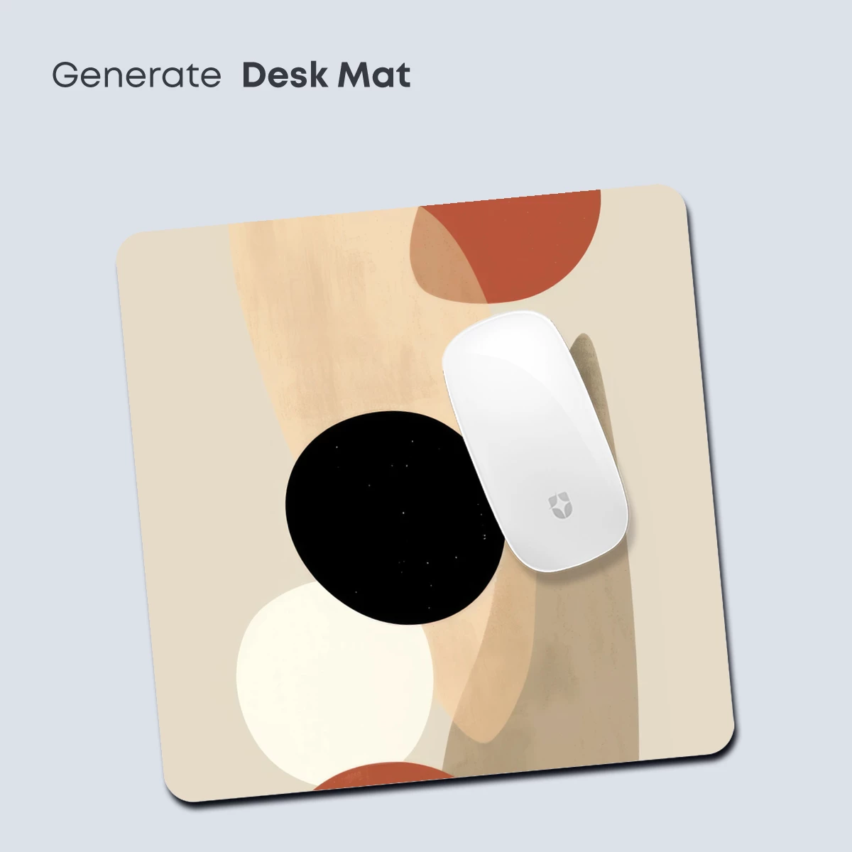 Abstract Harmony: Geometric Elegance in Neutral Tones - Image 4