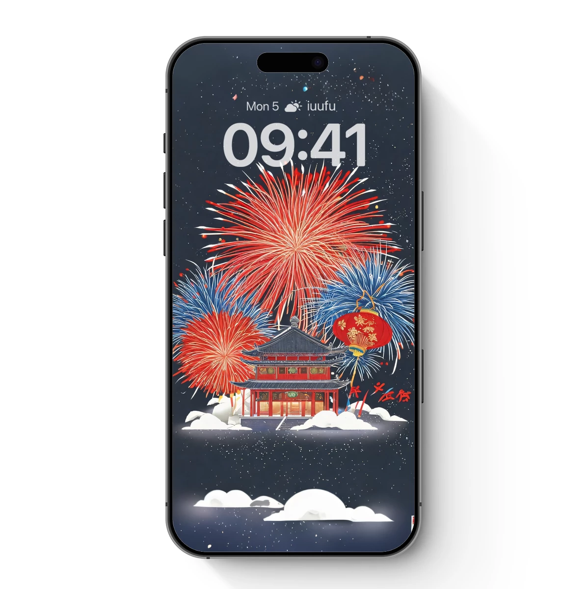 Celestial Temple Fireworks: Festive Artistry