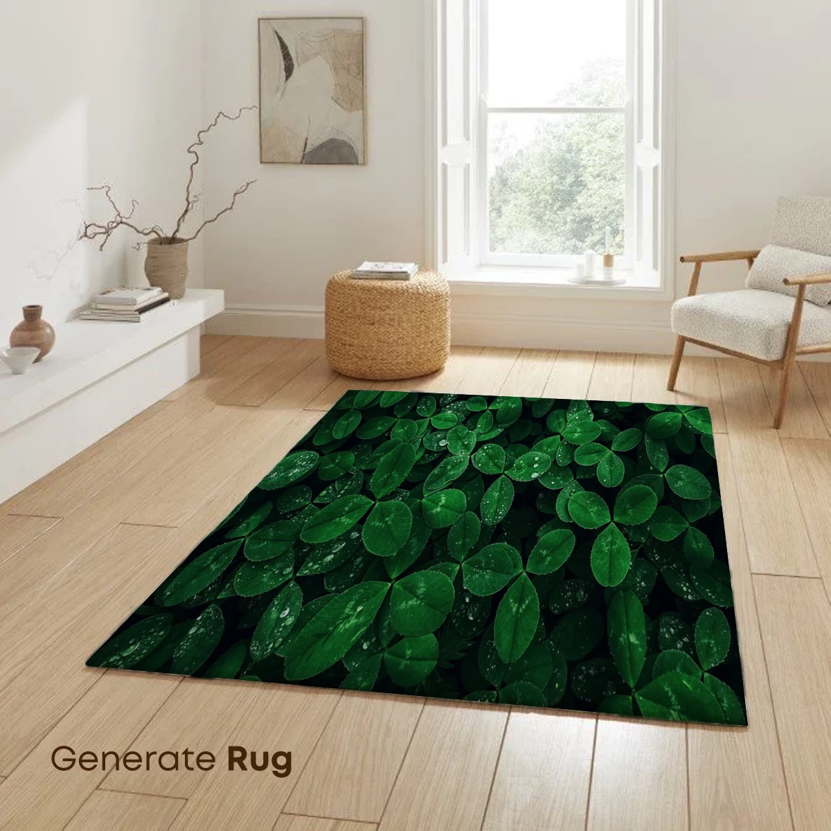 Dew-Kissed Clover Canopy - Image 6