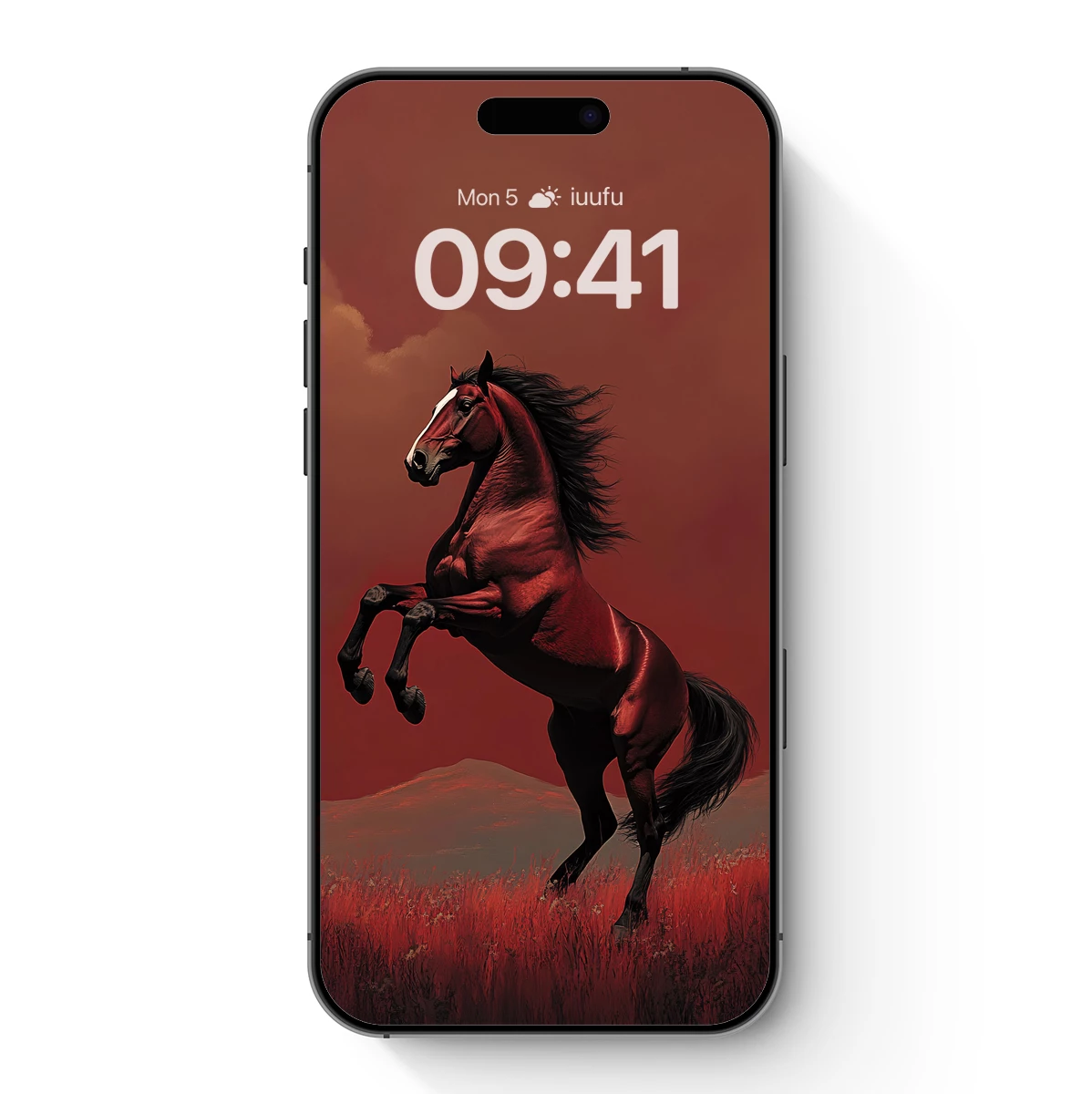 Crimson Stallion: Equestrian Majesty at Dusk
