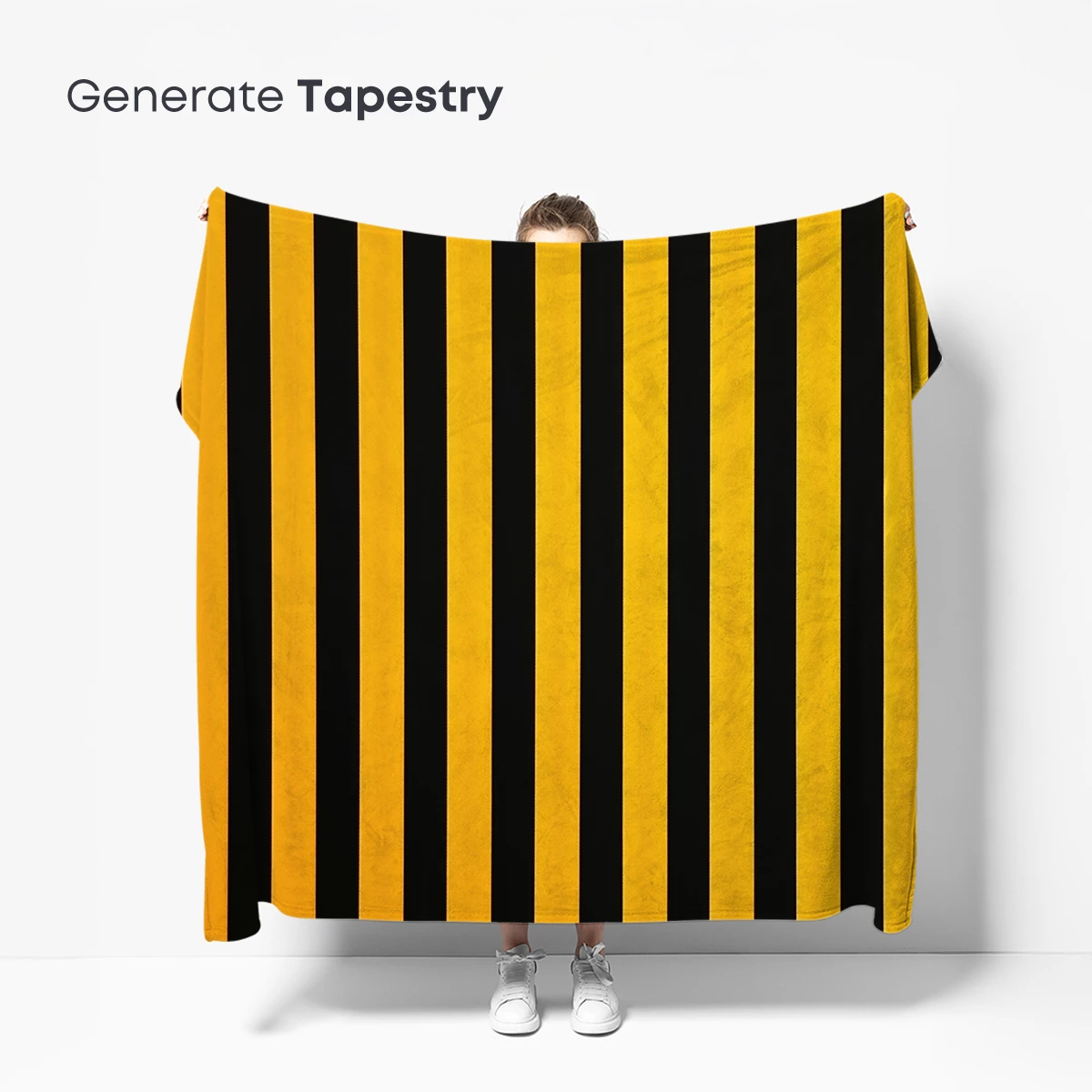 Bold Stripes: Yellow and Black Harmony - Image 5