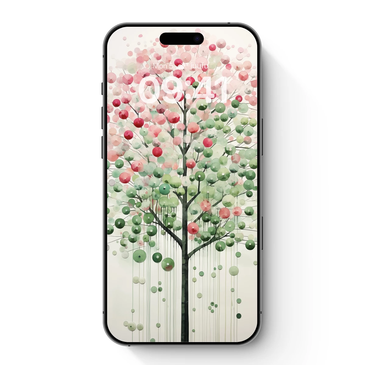 Blossom Tree of Circles: Abstract Artistry