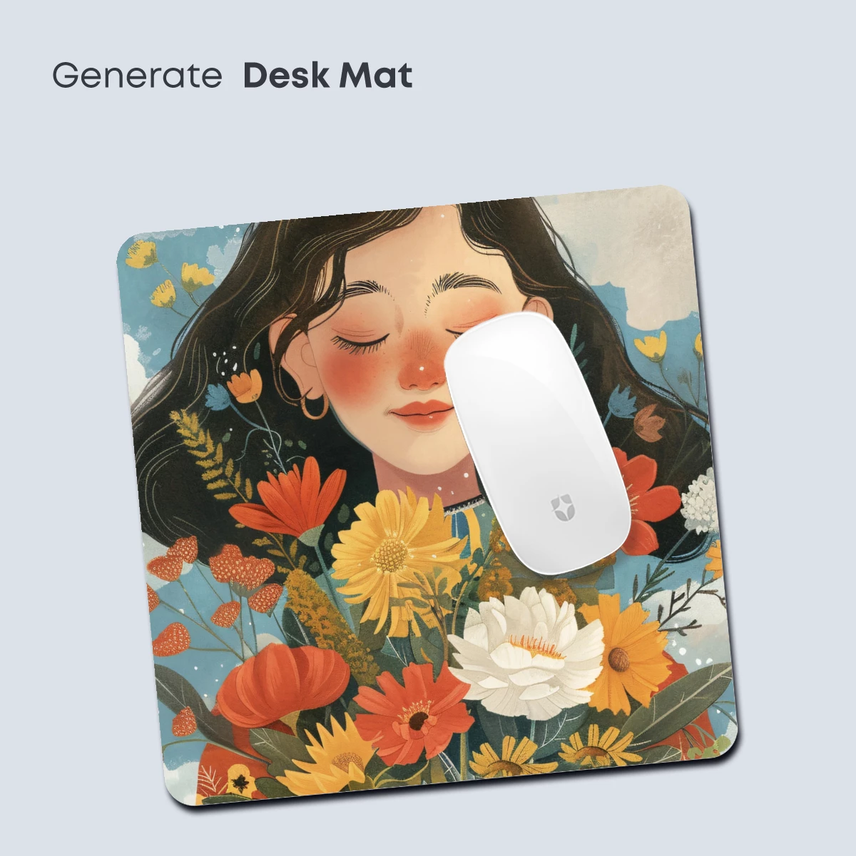 Bouquet Bliss: Floral Embrace in Whimsical Artistry - Image 4