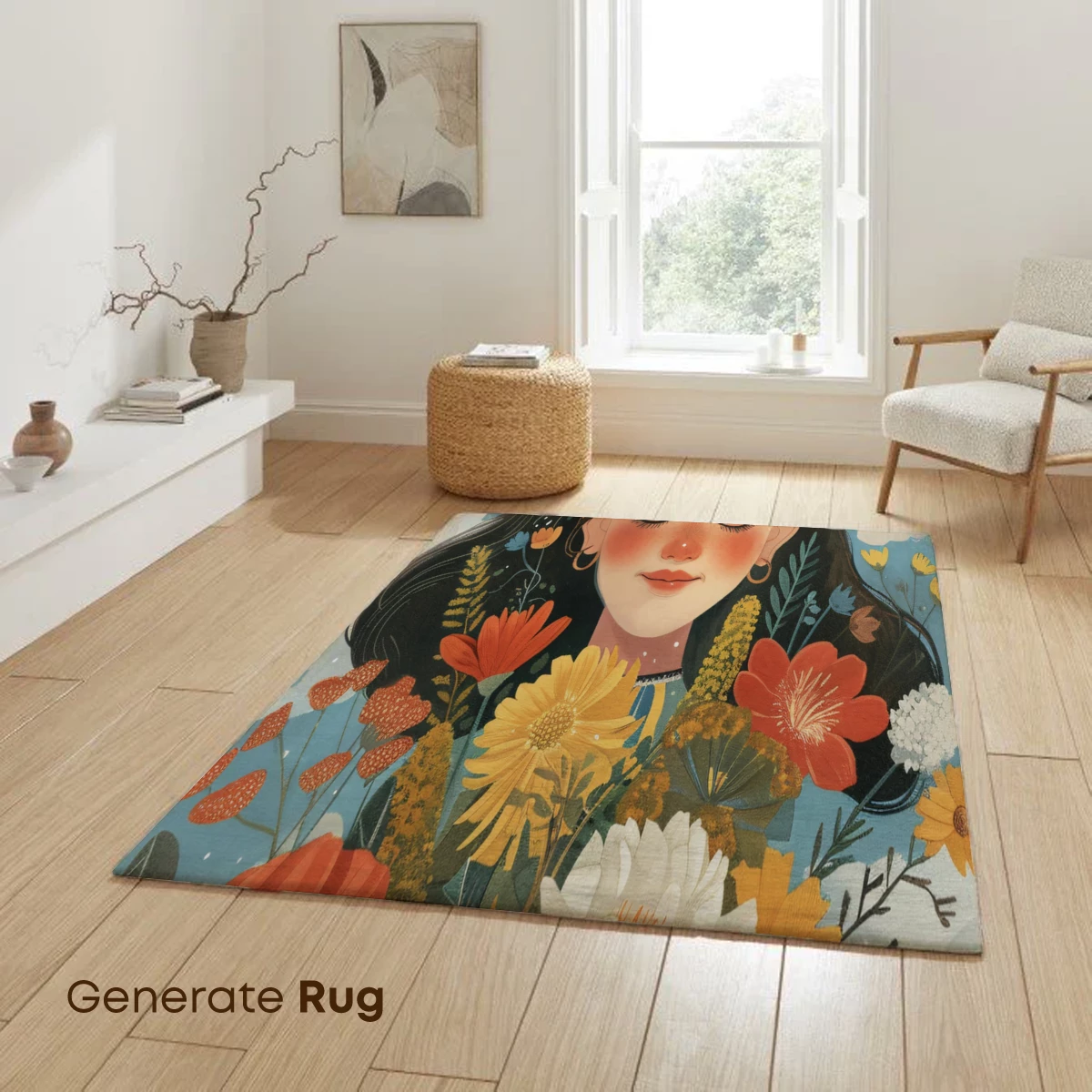 Bouquet Bliss: Floral Embrace in Whimsical Artistry - Image 6