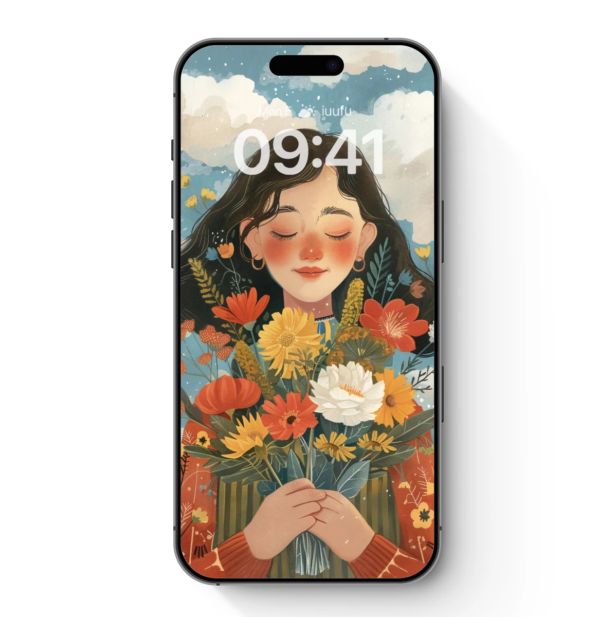 Bouquet Bliss: Floral Embrace in Whimsical Artistry