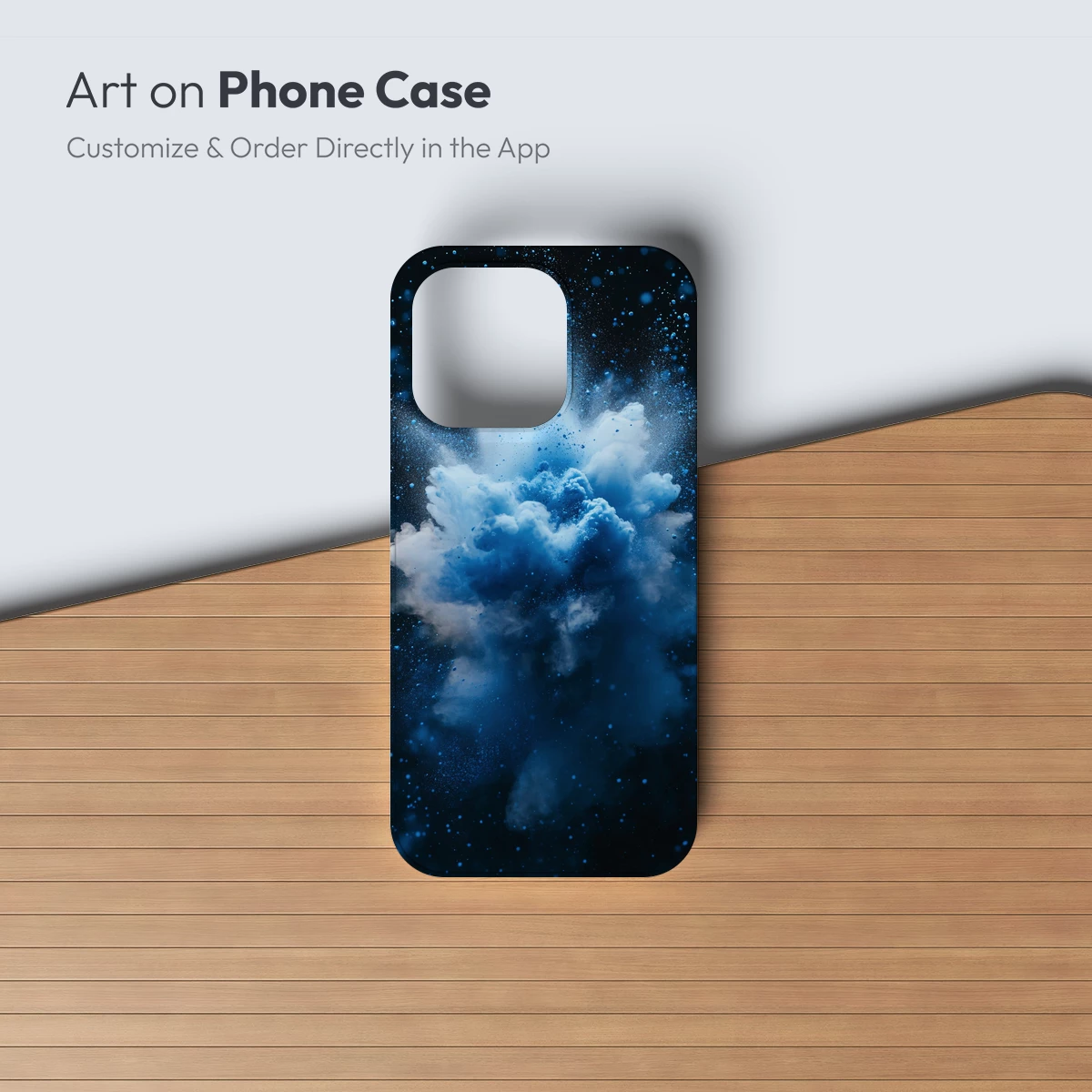 Blue Powder Explosion: Dynamic Cloud Burst - Image 3