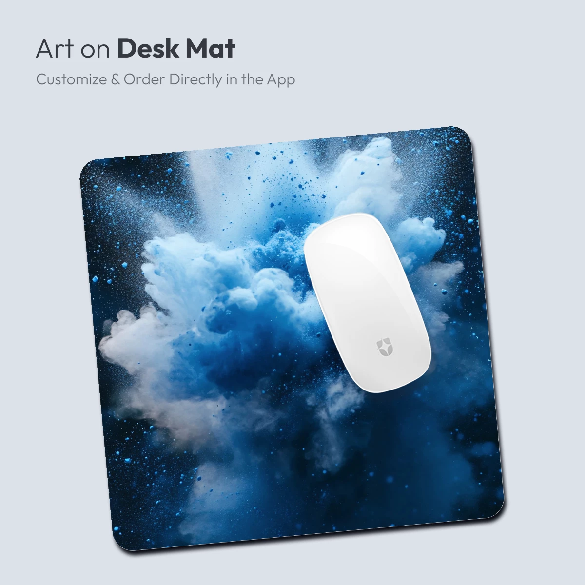 Blue Powder Explosion: Dynamic Cloud Burst - Image 4