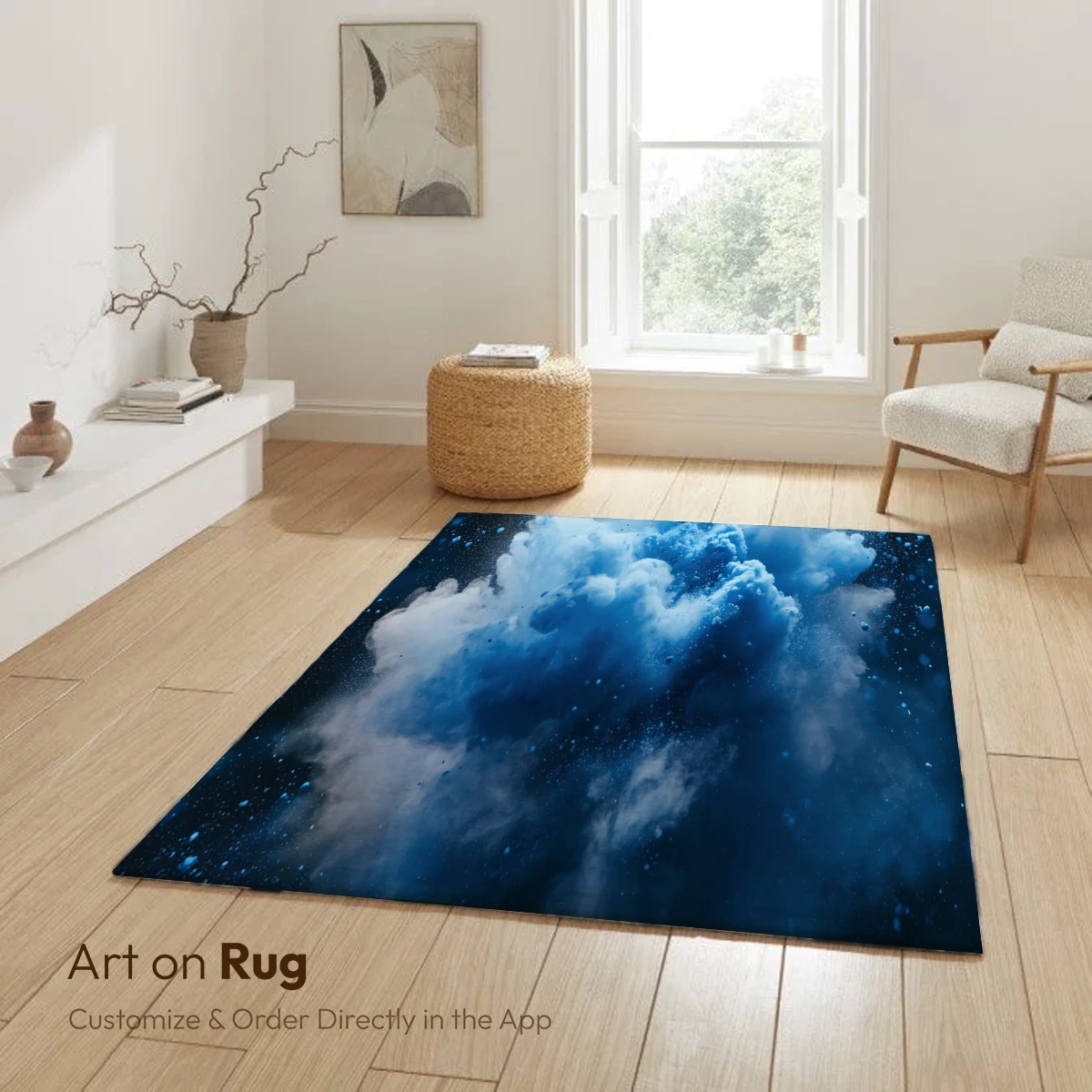 Blue Powder Explosion: Dynamic Cloud Burst - Image 6