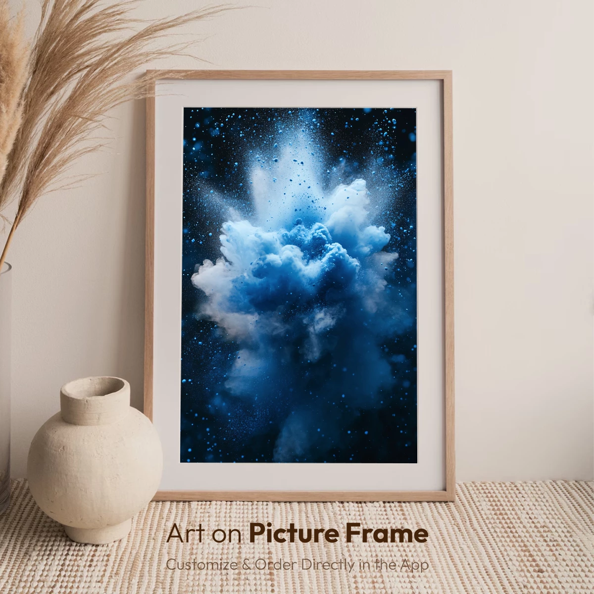 Blue Powder Explosion: Dynamic Cloud Burst - Image 7