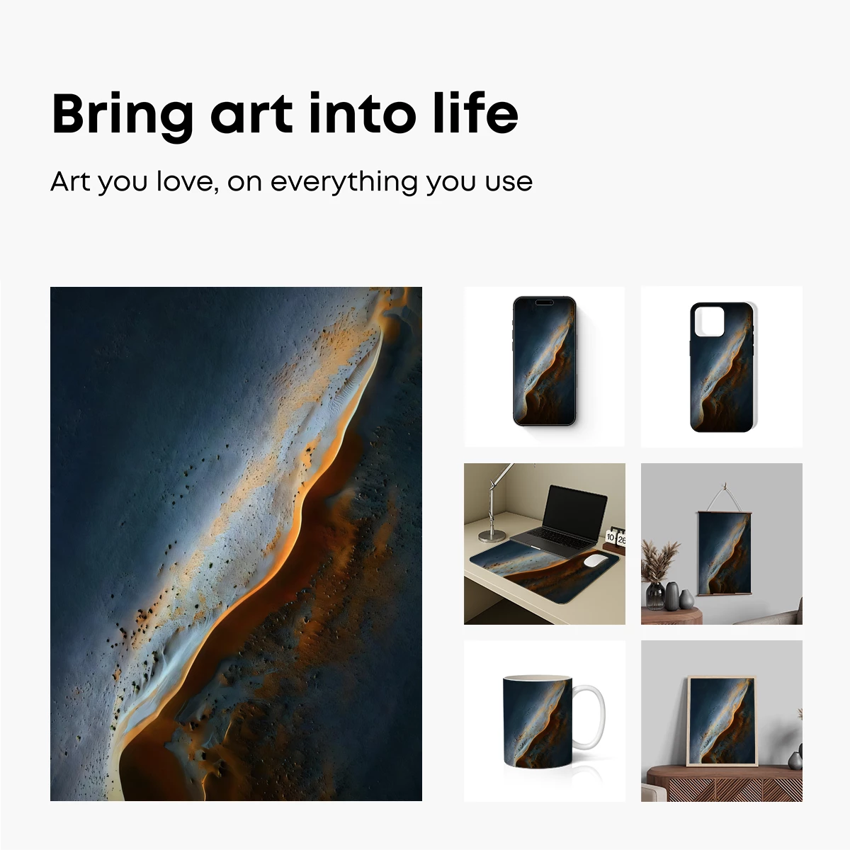 Desert Dune Symphony: Elegance in Sand and Shadow - Image 2