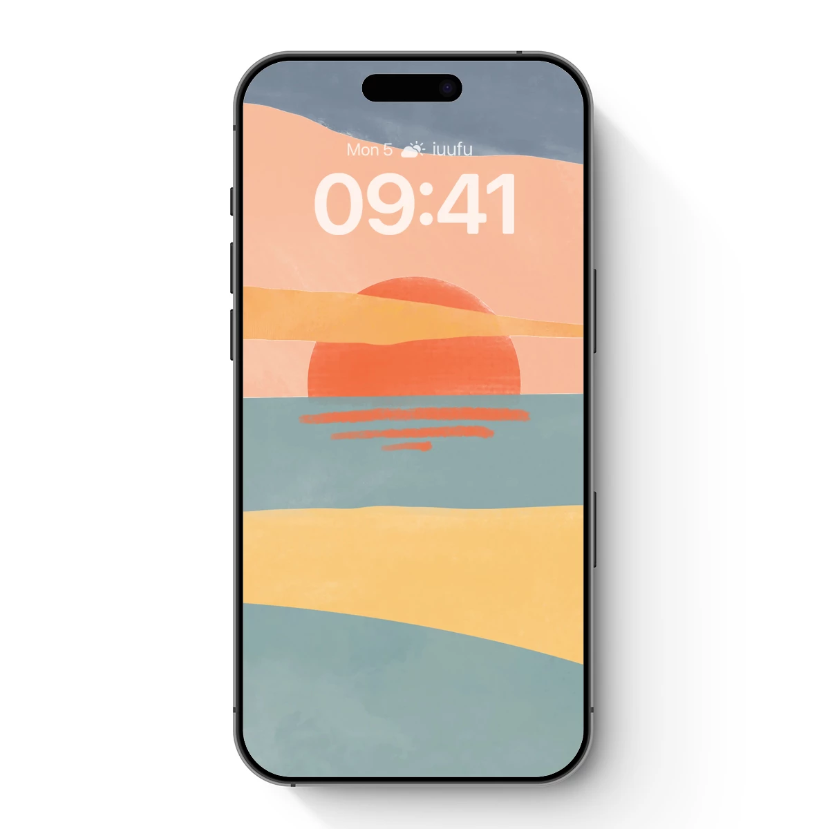 Abstract Sunset Serenity