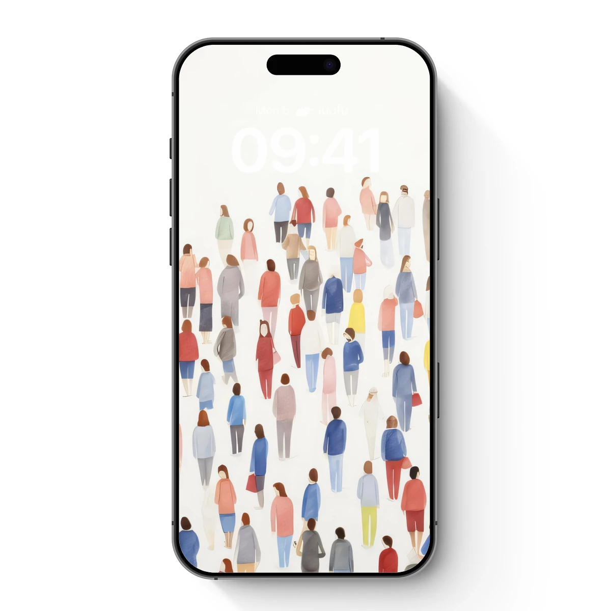 Colorful Crowd Harmony