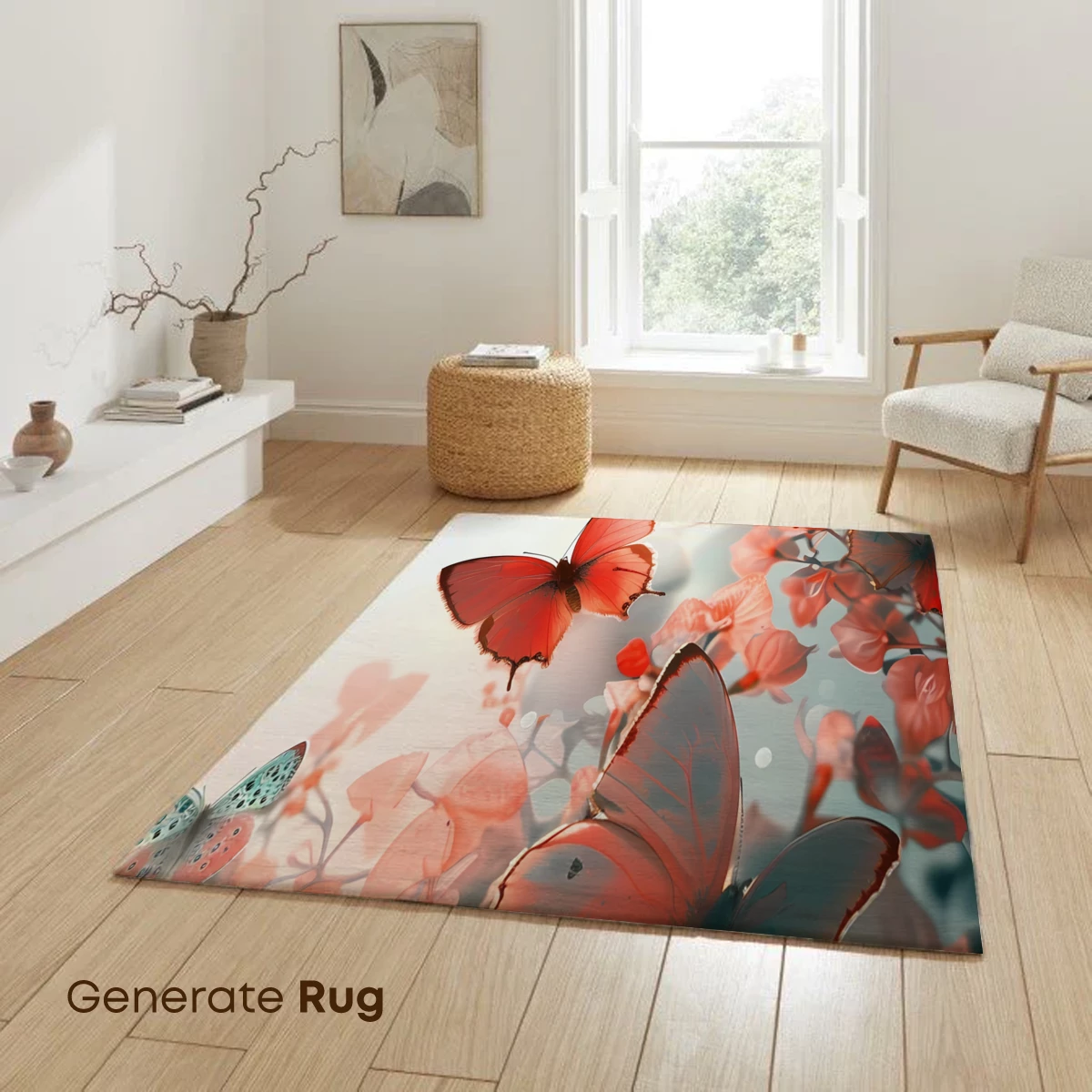 Butterfly Symphony in Pastel Bloom - Image 6