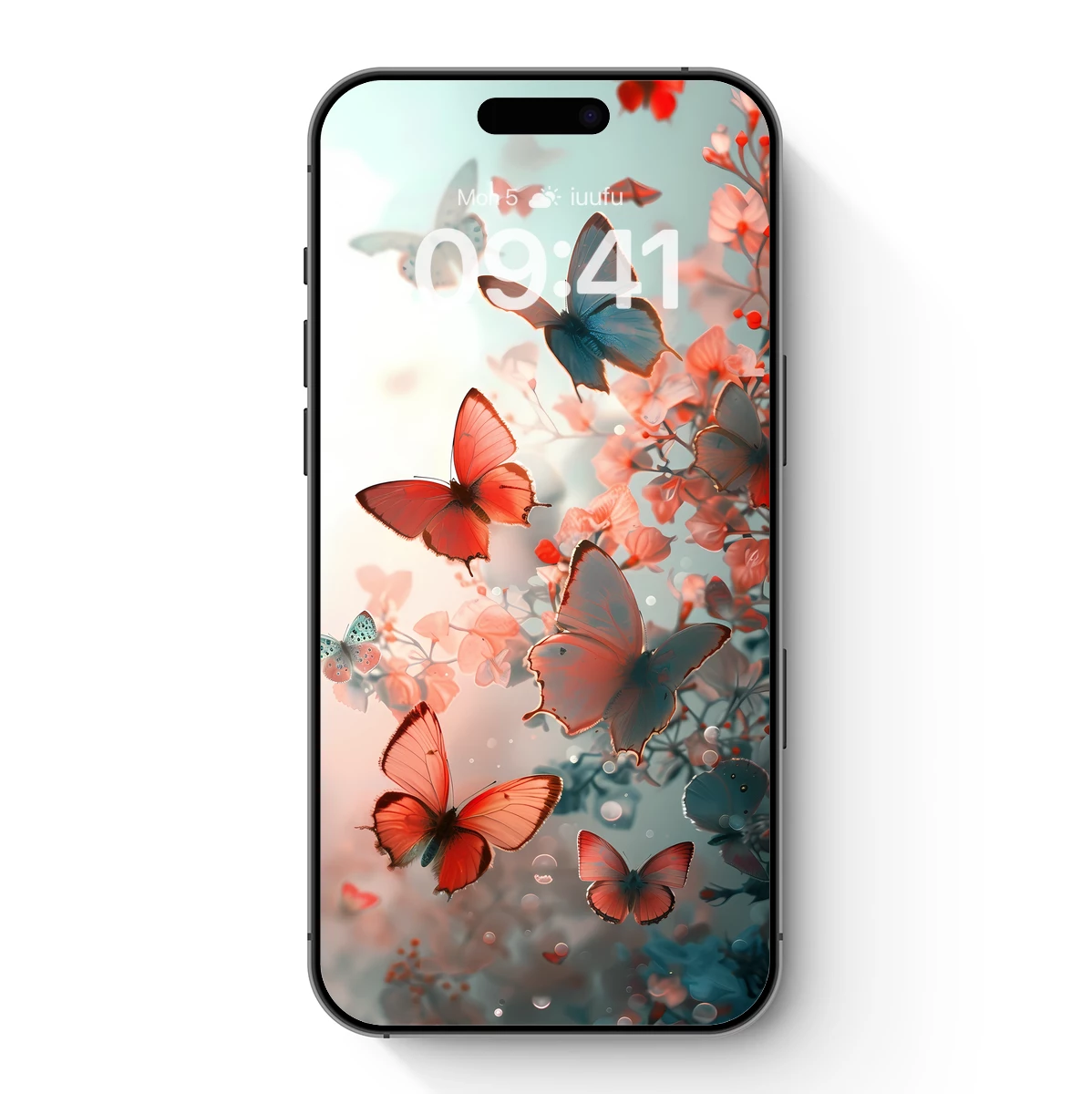 Butterfly Symphony in Pastel Bloom