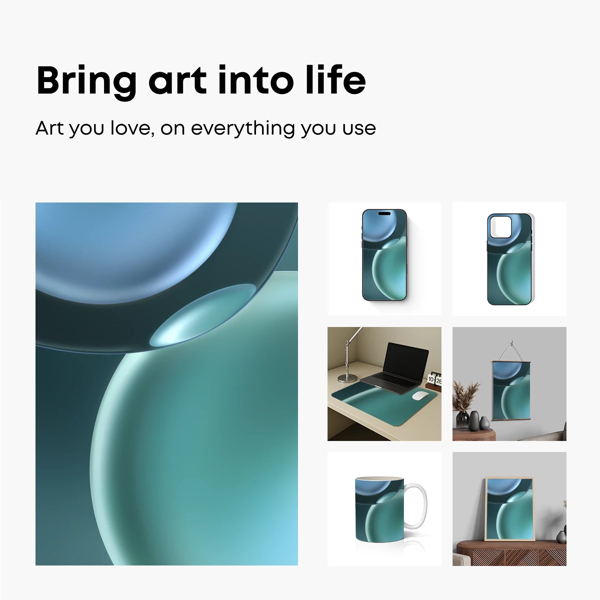 Ethereal Spheres: A Study in Gradient Harmony