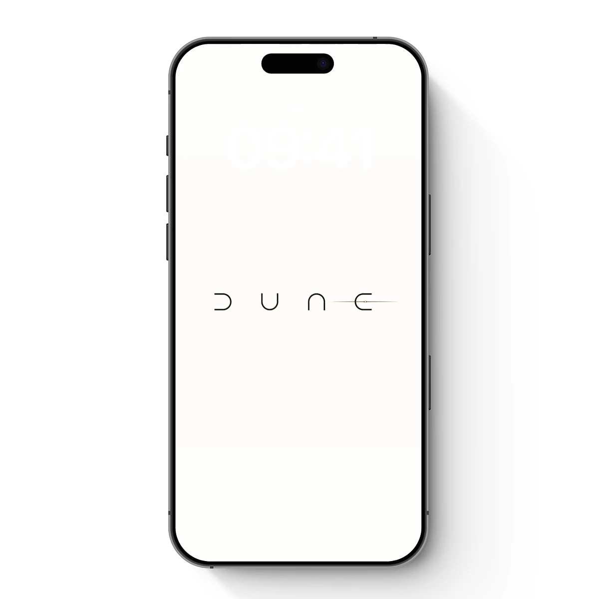 Elegant Simplicity: 'Dune' Typography Art