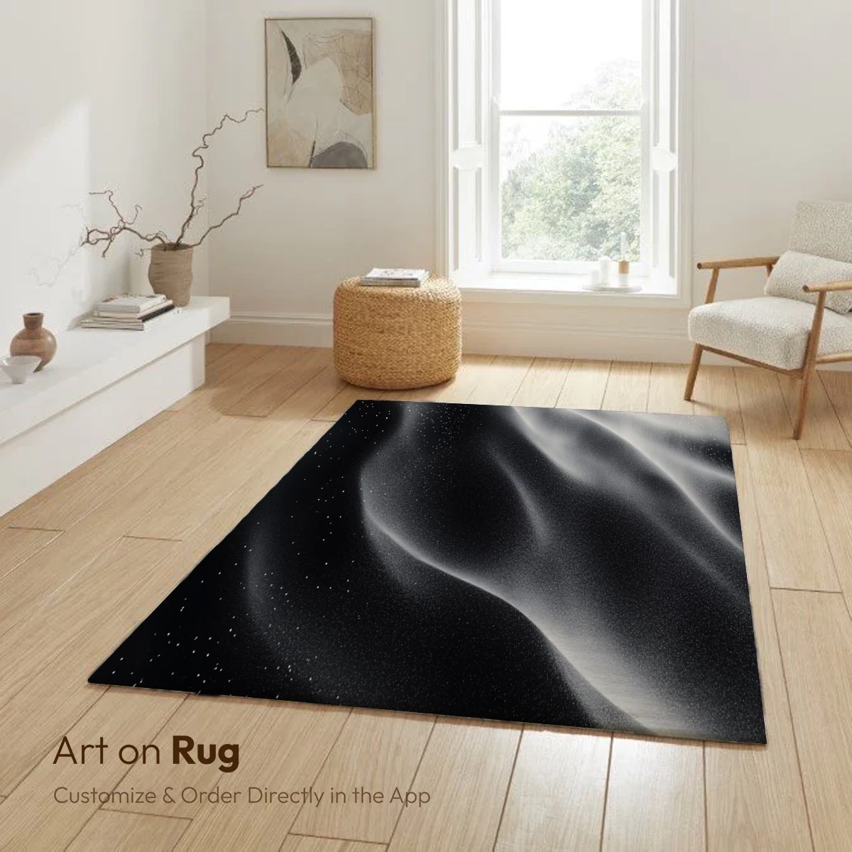 Ethereal Sand Dunes: A Monochrome Odyssey - Image 5
