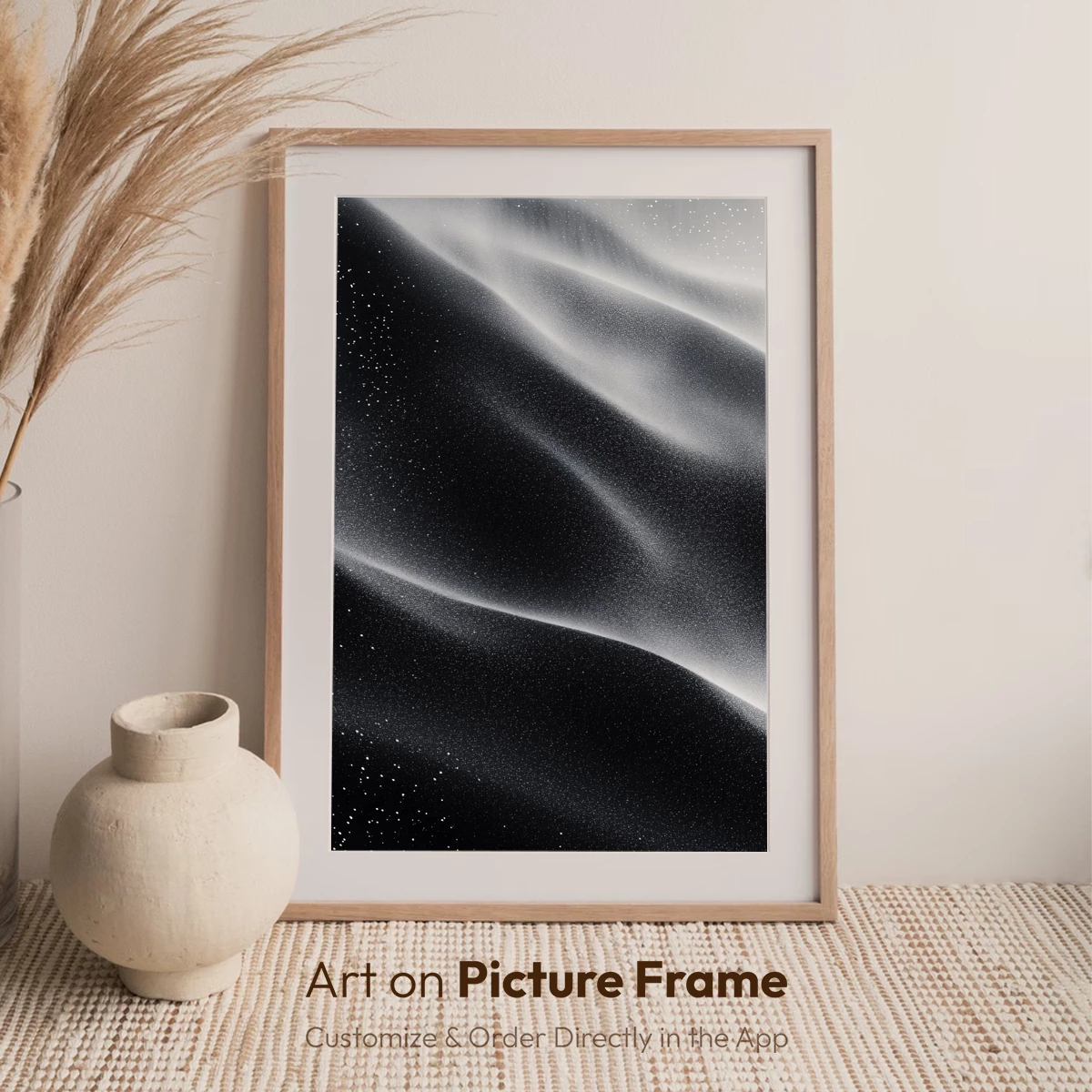 Ethereal Sand Dunes: A Monochrome Odyssey - Image 6