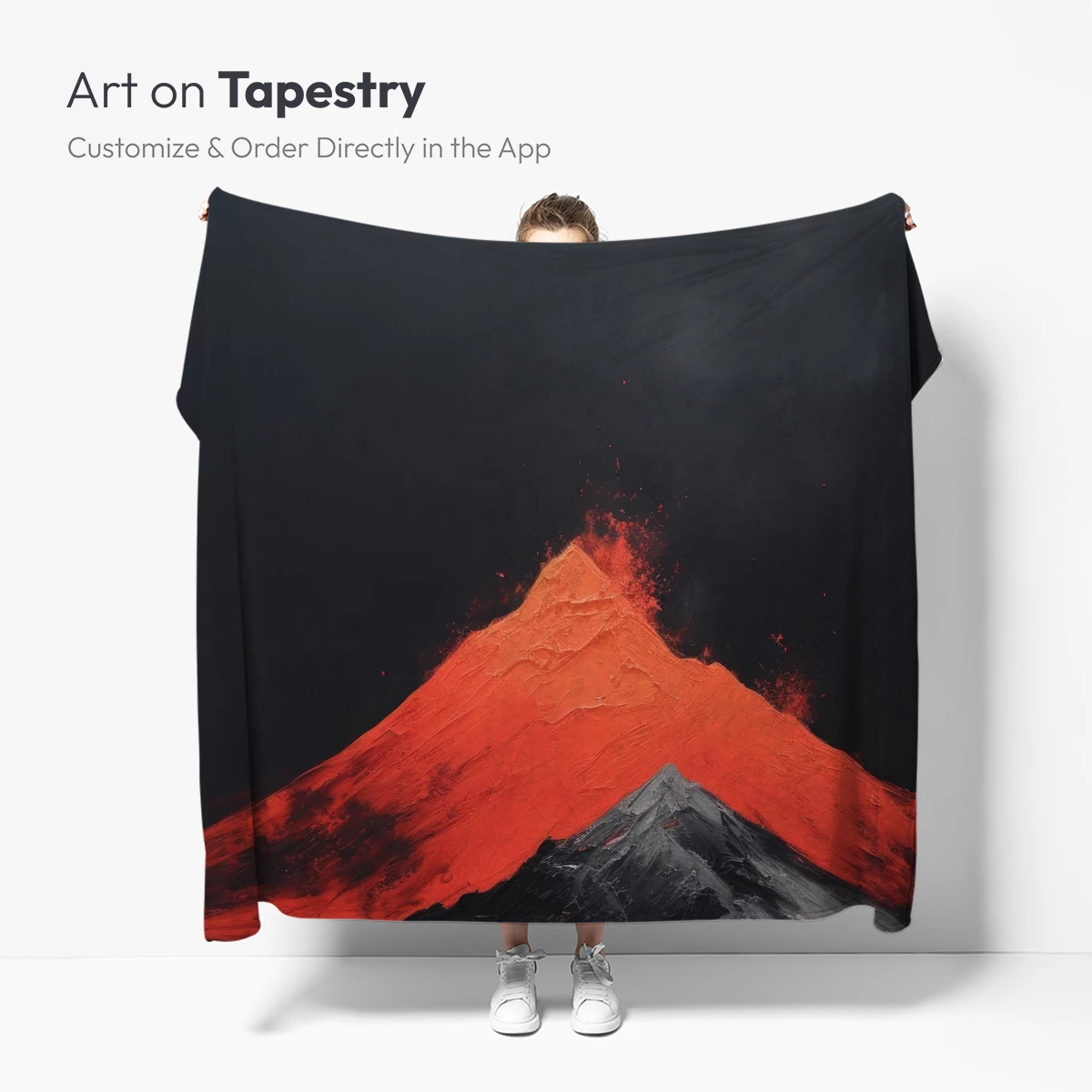 Erupting Inferno: Volcanic Majesty in Scarlet and Shadow - Image 4