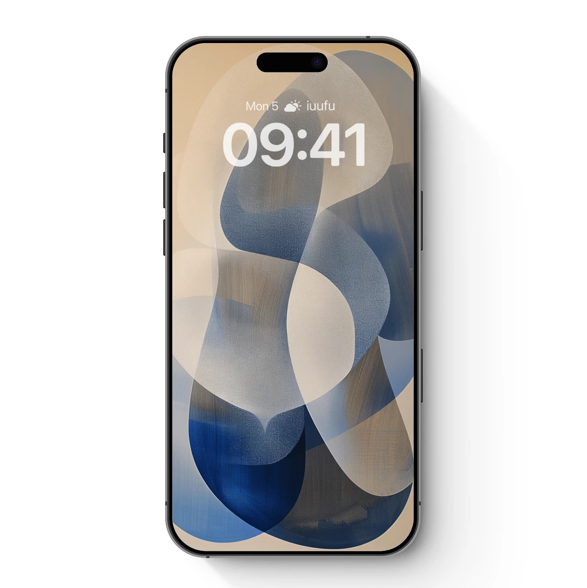 Abstract Blue Odyssey: Fluid Forms in Harmony