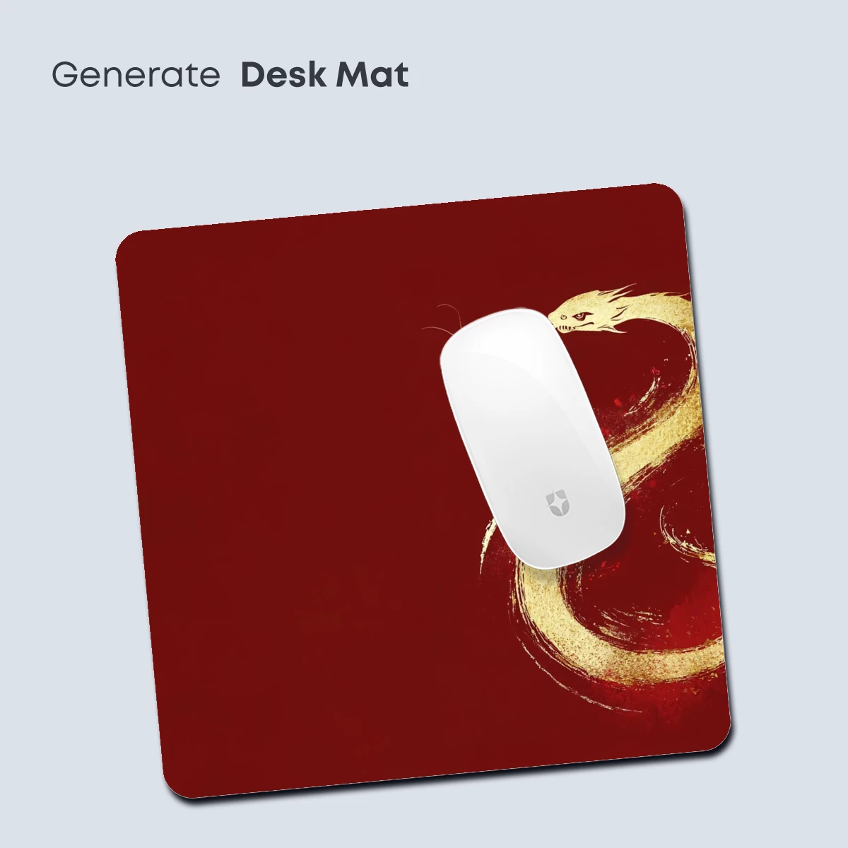 Golden Dragon's Elegance on Crimson Canvas - Image 4