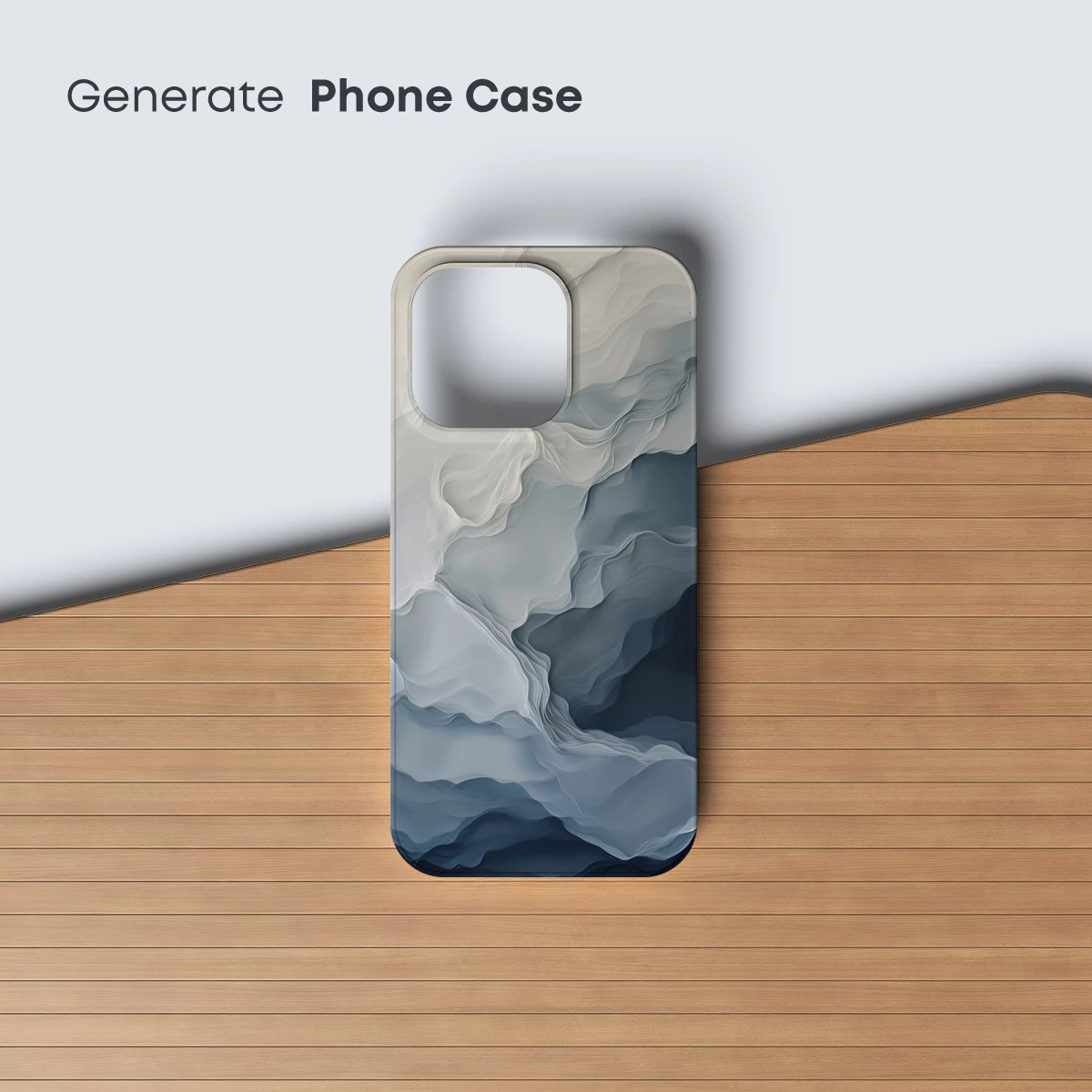 Ethereal Flow: Abstract Waves in Monochrome - Image 3