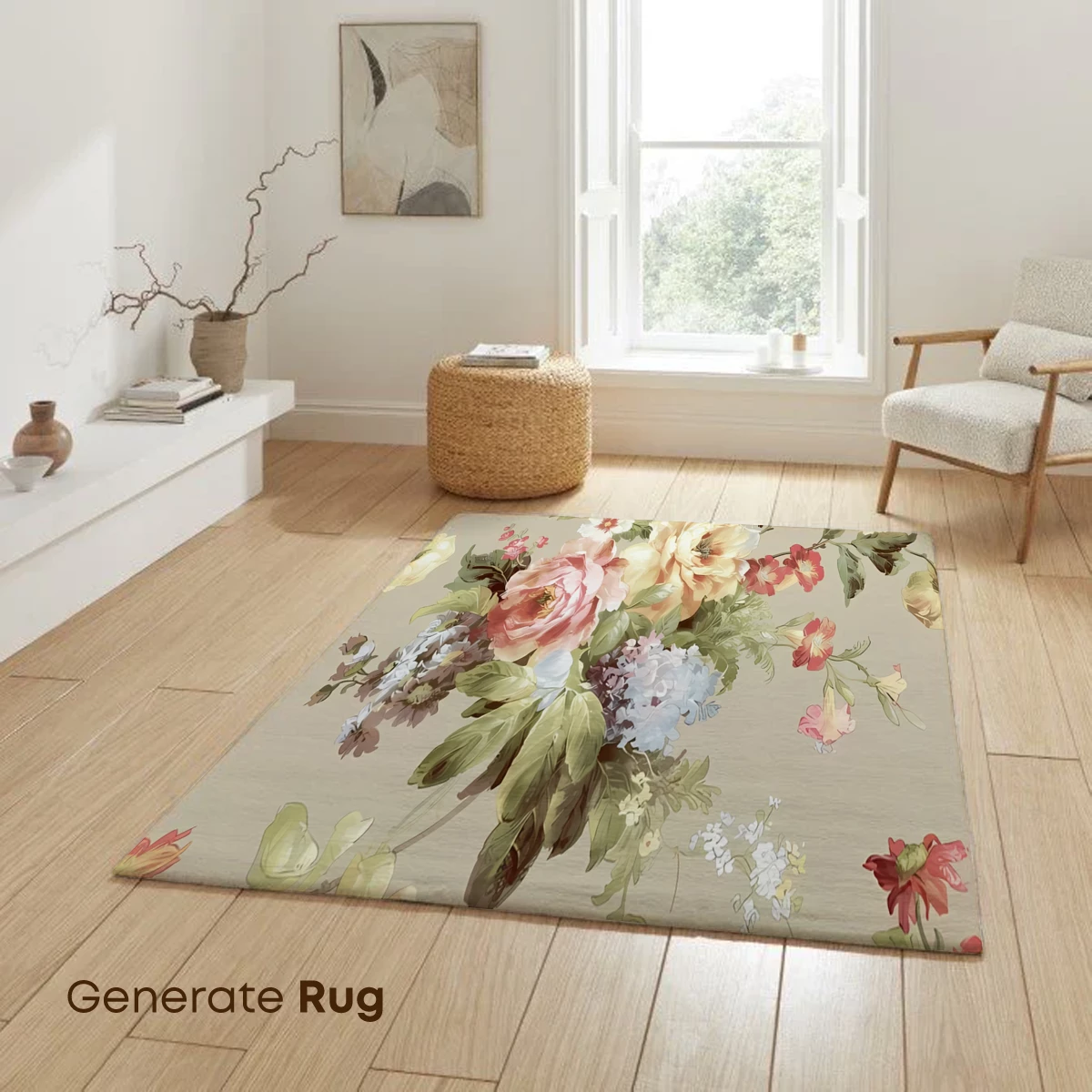 Elegant Floral Symphony in Pastel Hues - Image 6