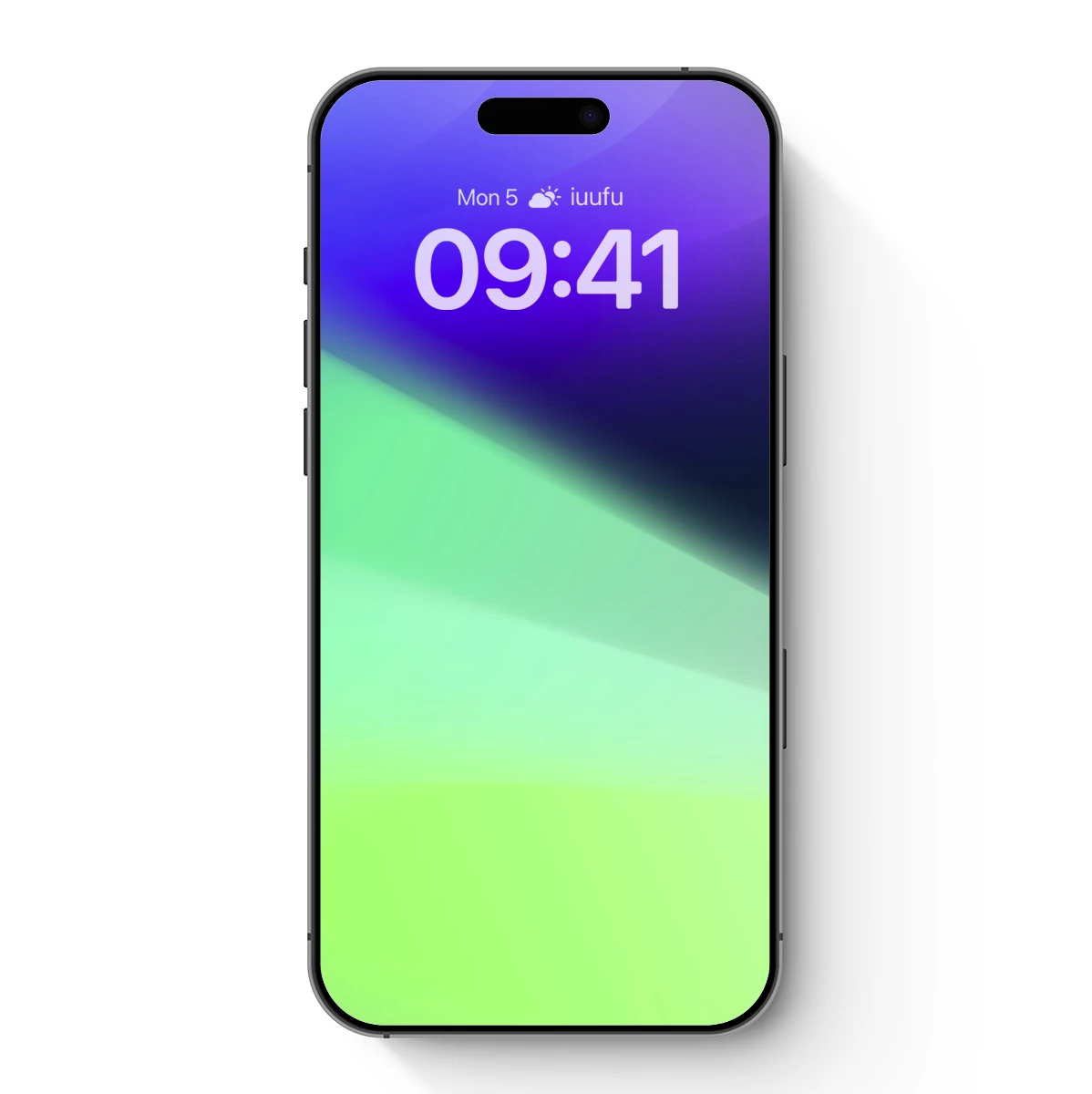 Gradient Symphony: Blue-Green Fusion