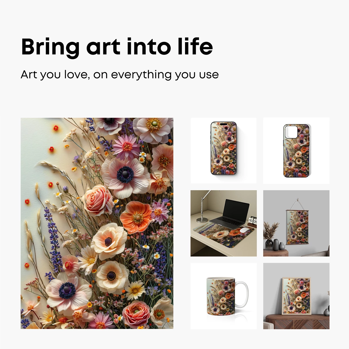 Bouquet of Whispers: Ethereal Floral Symphony - Image 2