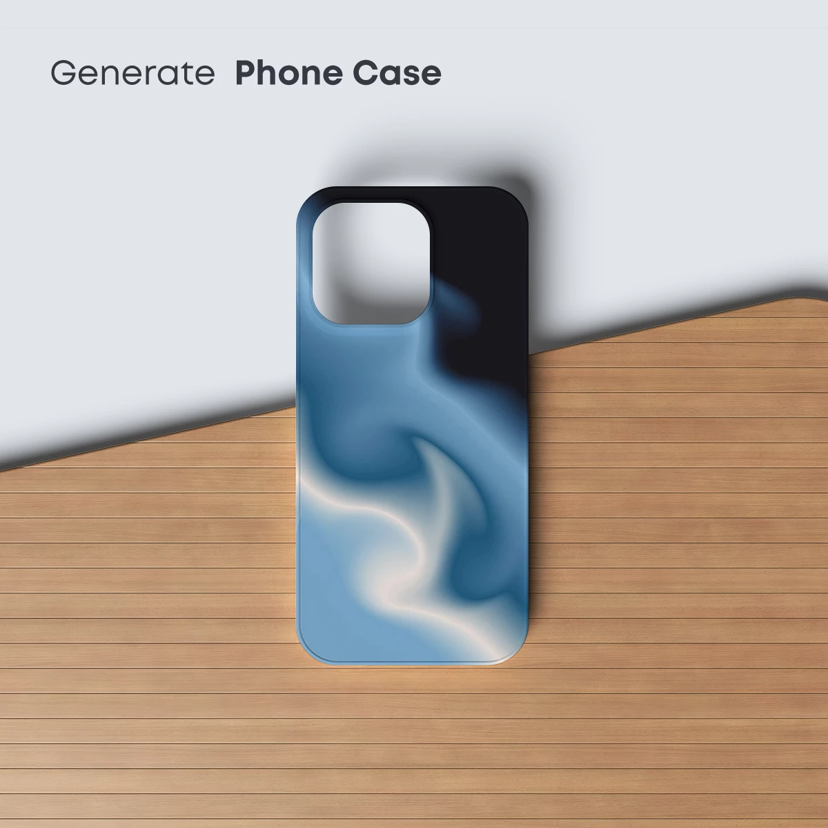 Ethereal Blue Whispers: Abstract Fluidity - Image 3