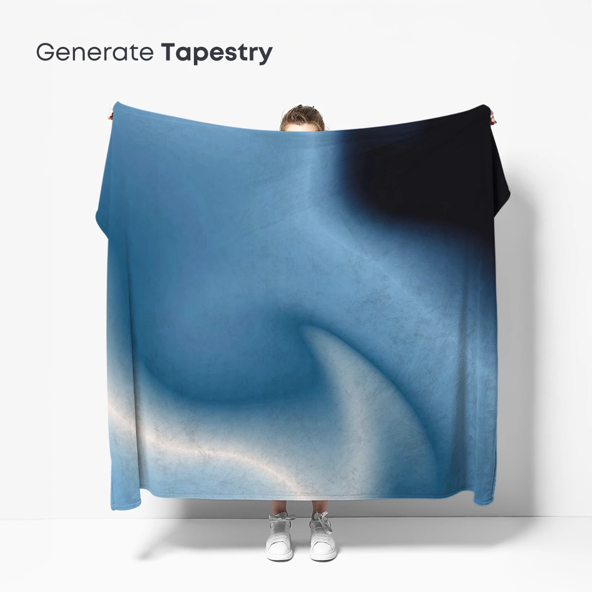 Ethereal Blue Whispers: Abstract Fluidity - Image 5