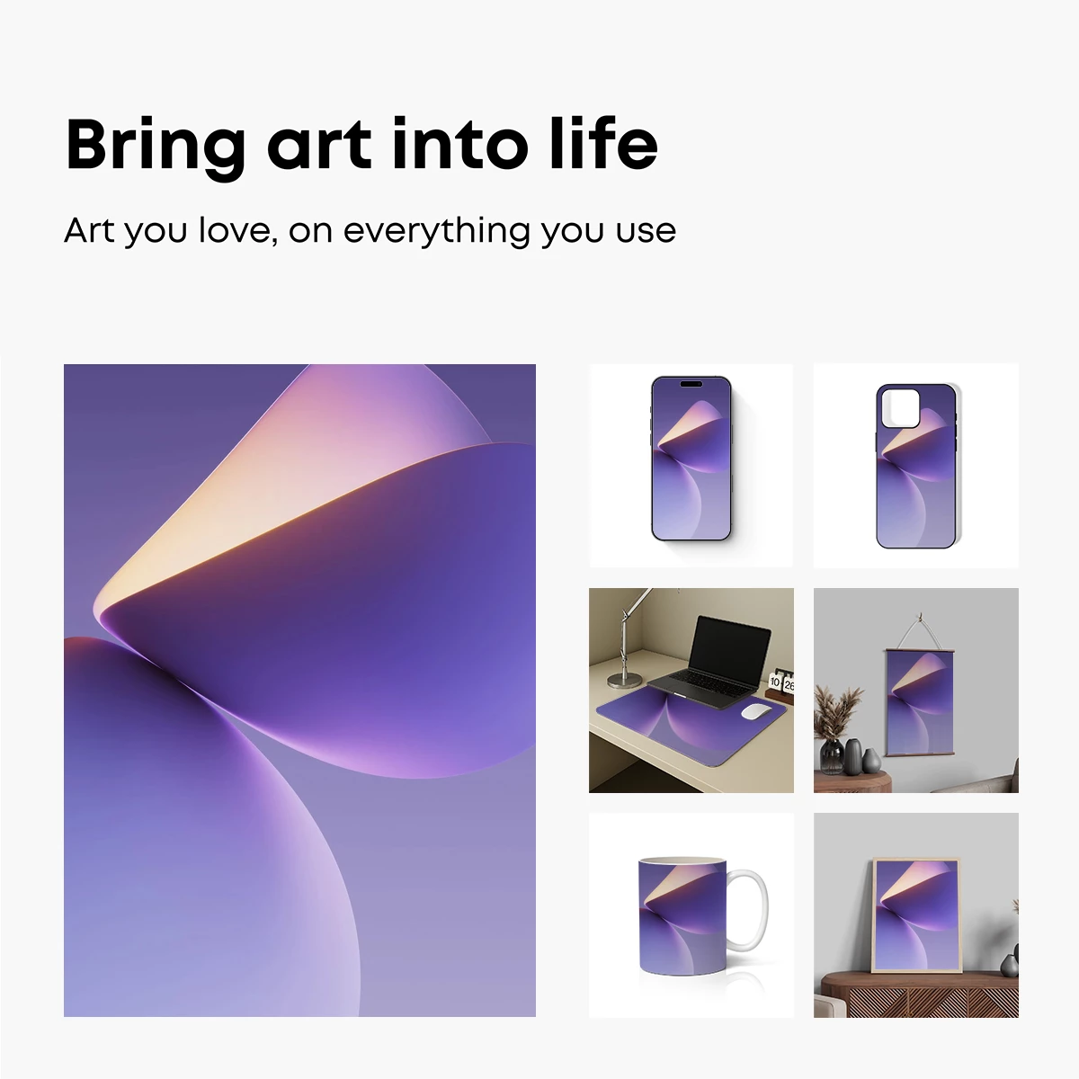 Ethereal Gradient Sculptures - Image 2