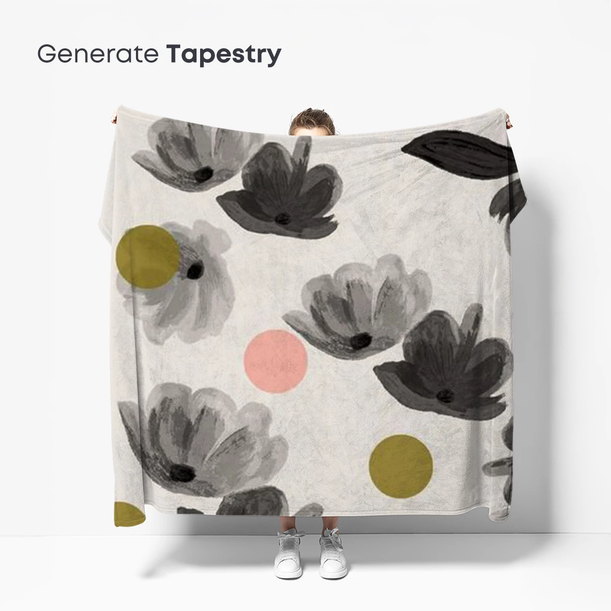 Abstract Floral Whispers: Modern Blooms in Monochrome - Image 5