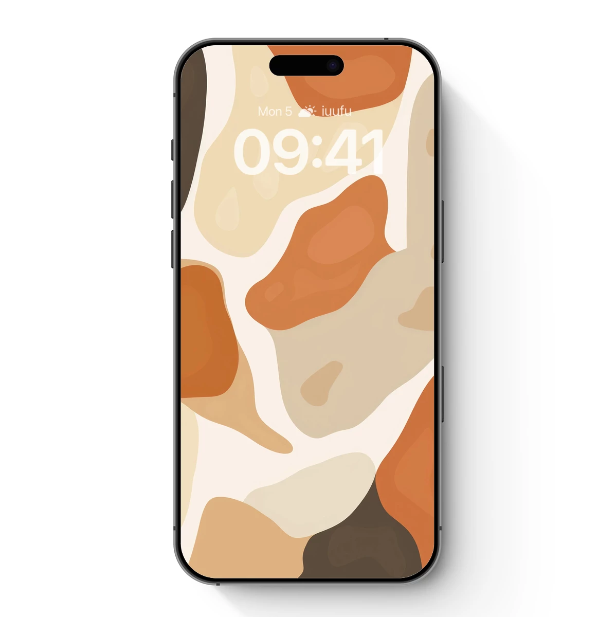 Abstract Terra Cotta Blooms