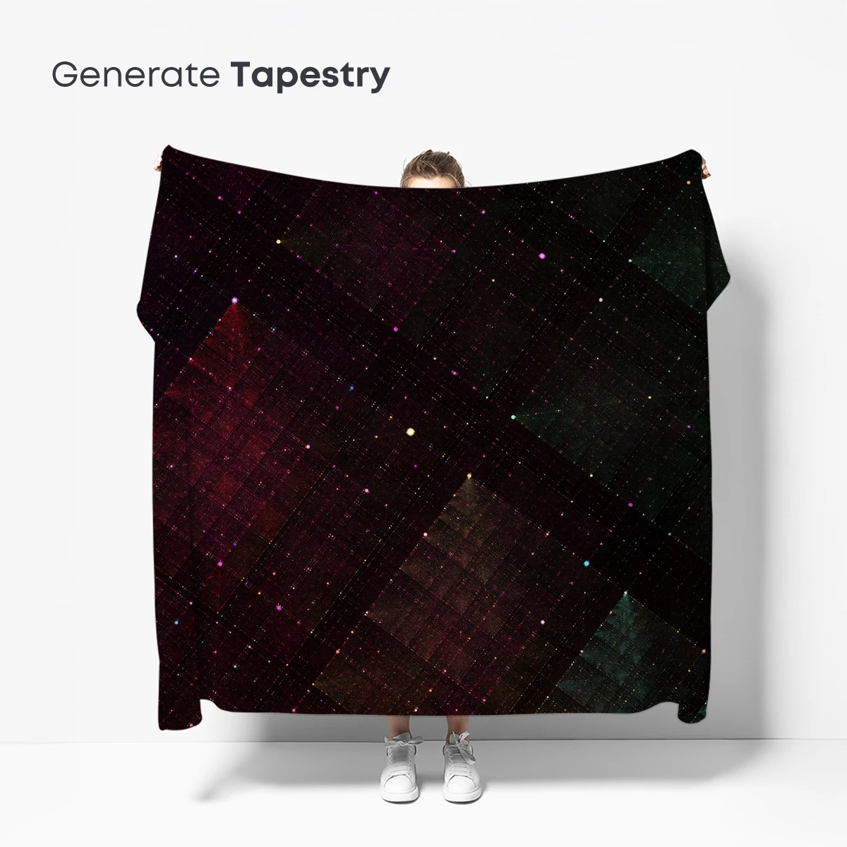 Cosmic Grid Odyssey: Starlit Paths in Abstract Space - Image 5