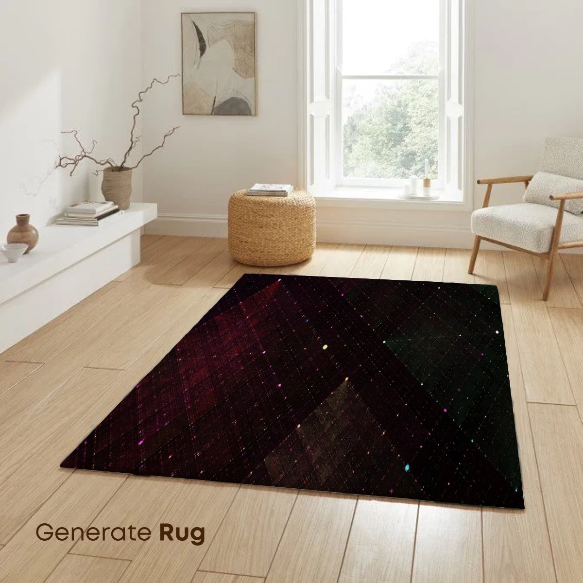 Cosmic Grid Odyssey: Starlit Paths in Abstract Space - Image 6