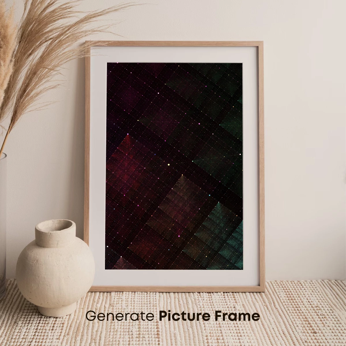 Cosmic Grid Odyssey: Starlit Paths in Abstract Space - Image 7