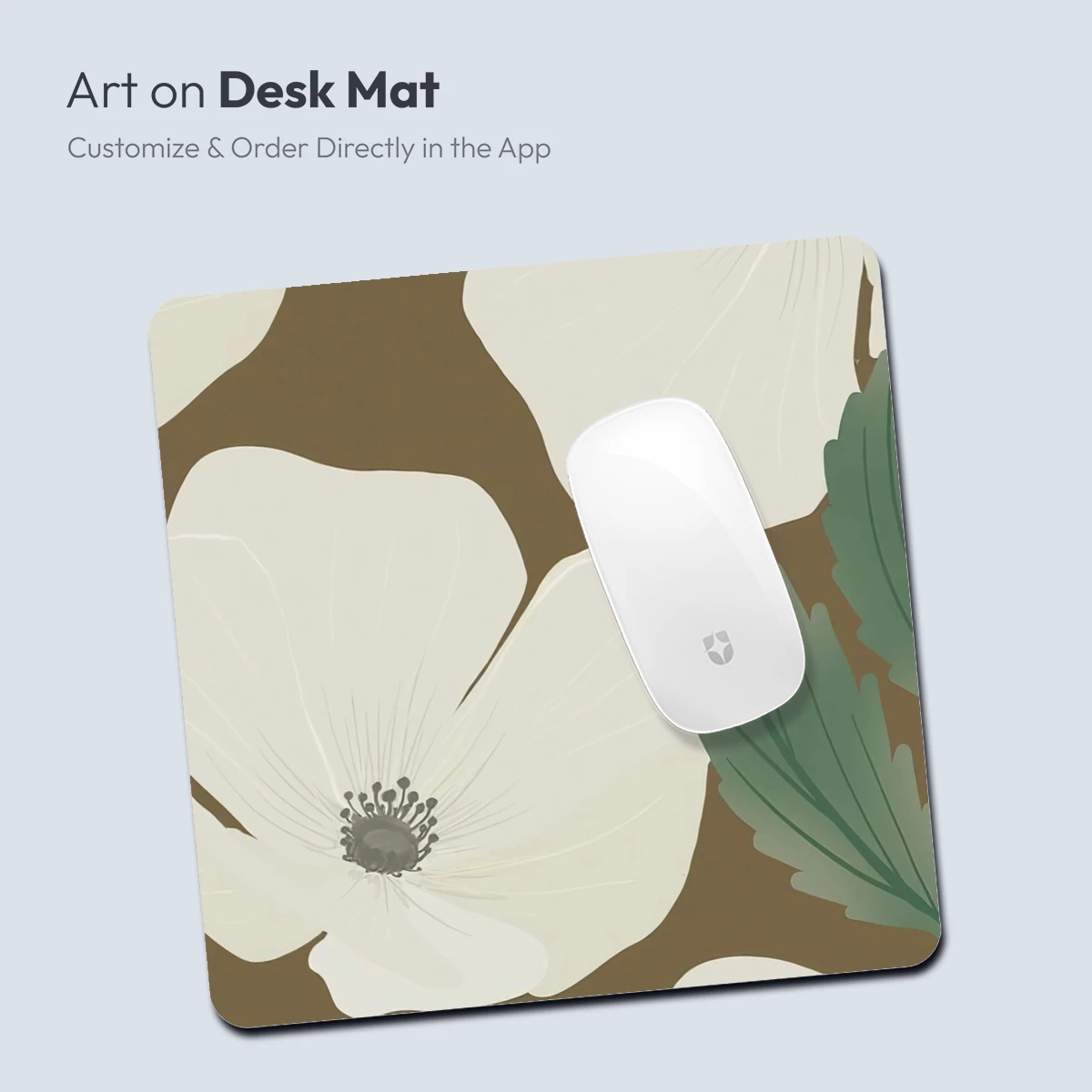 Elegant White Anemones in Earthy Tones - Image 4