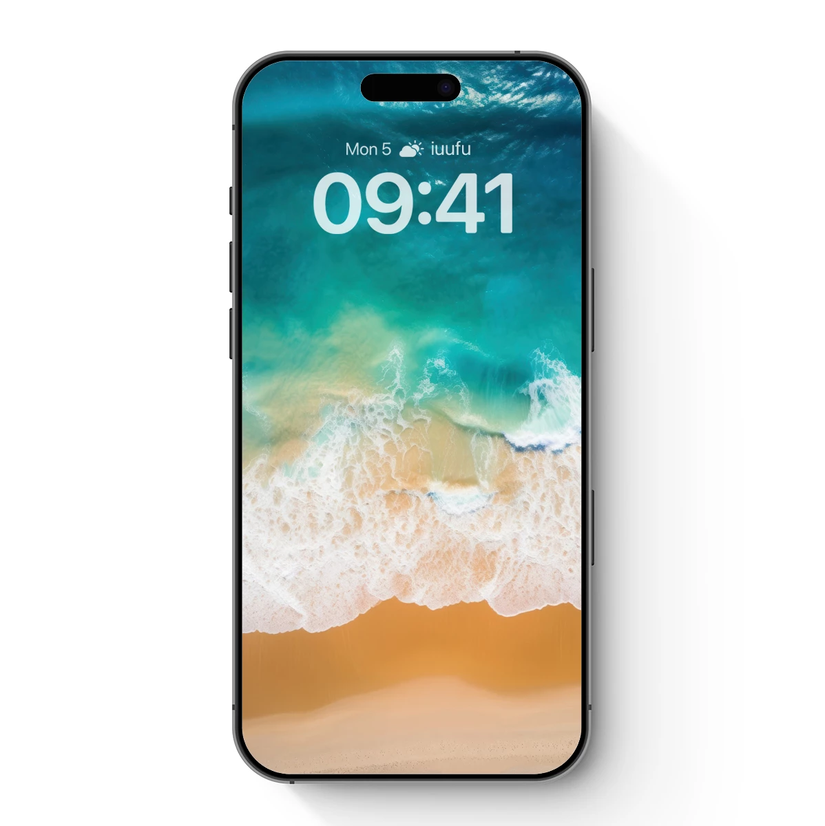 Aerial Serenity: Turquoise Waves Kiss Golden Sands