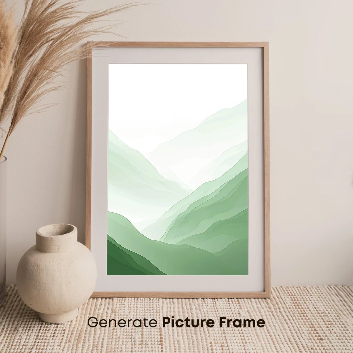 Layered Serenity: Abstract Mountain Rhythms - Image 7