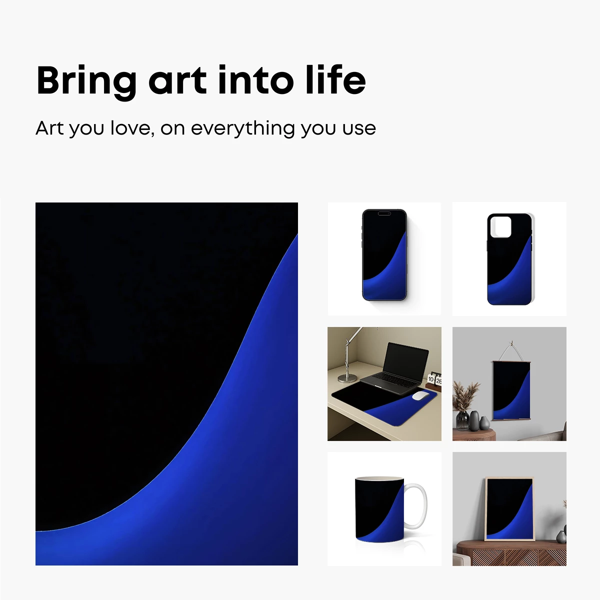 Eclipse of Serenity: Blue Crescent in Darkness - Image 2