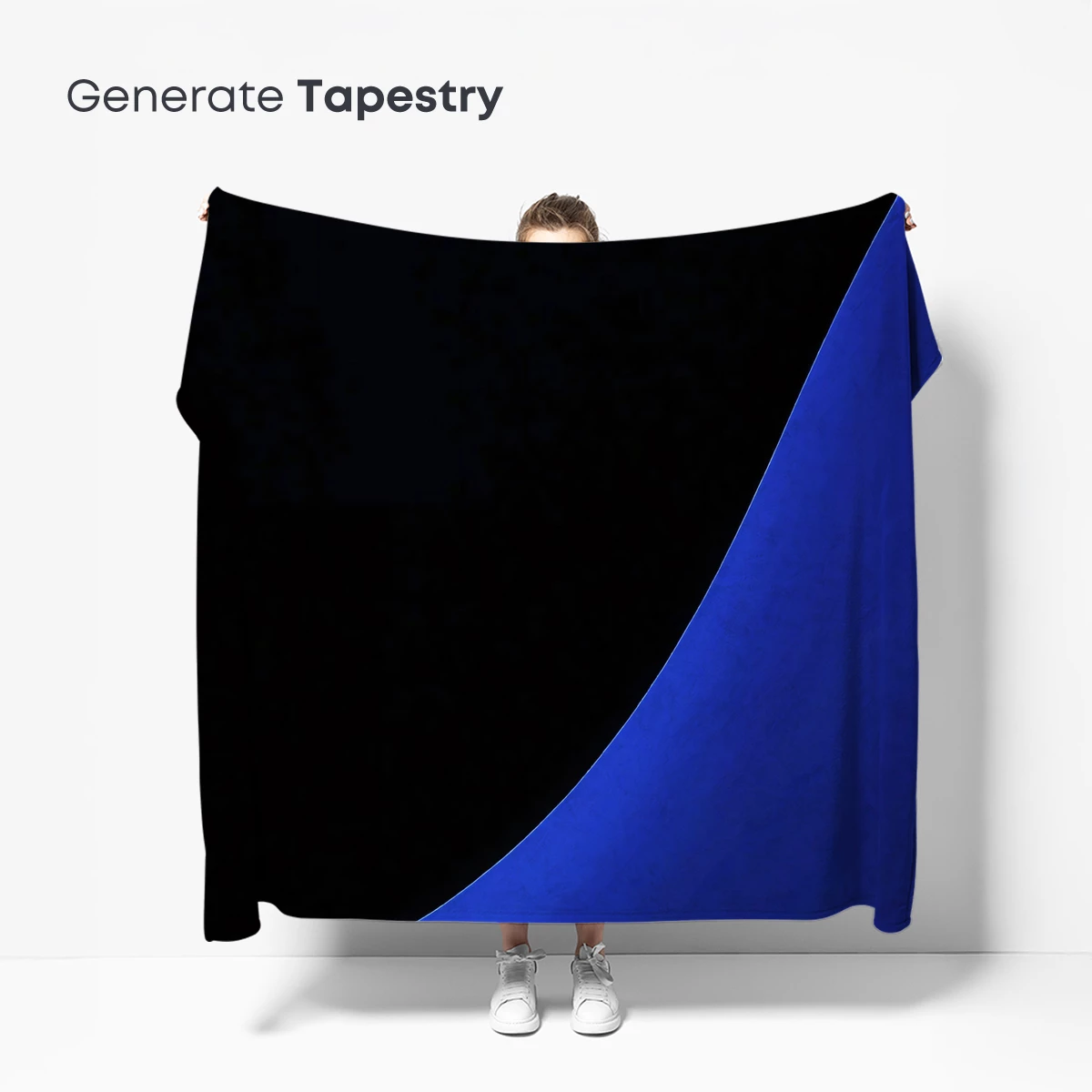 Eclipse of Serenity: Blue Crescent in Darkness - Image 5