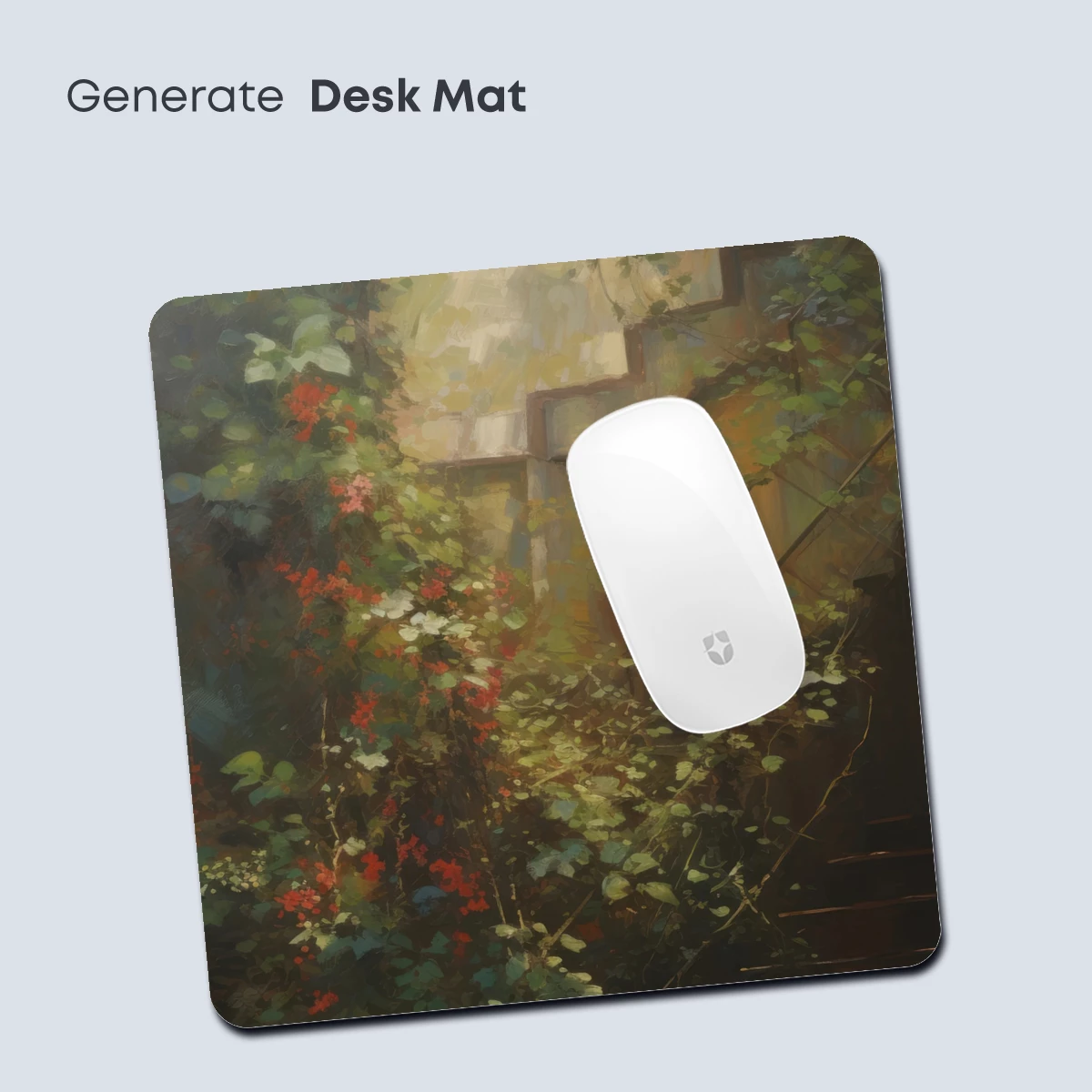 Enchanted Staircase in Verdant Light - Image 4